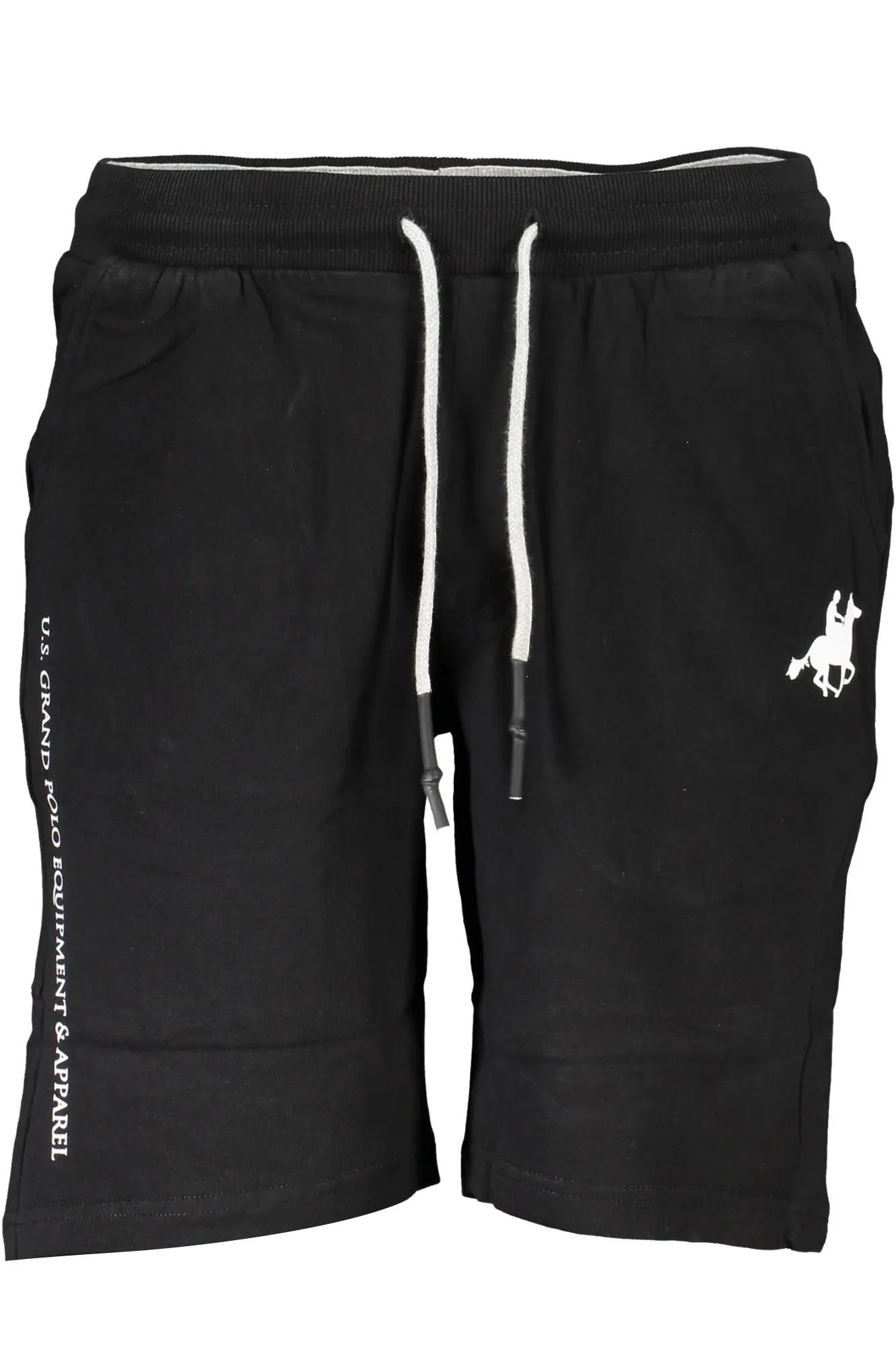 U.S. Grand Polo Black Cotton Men Short