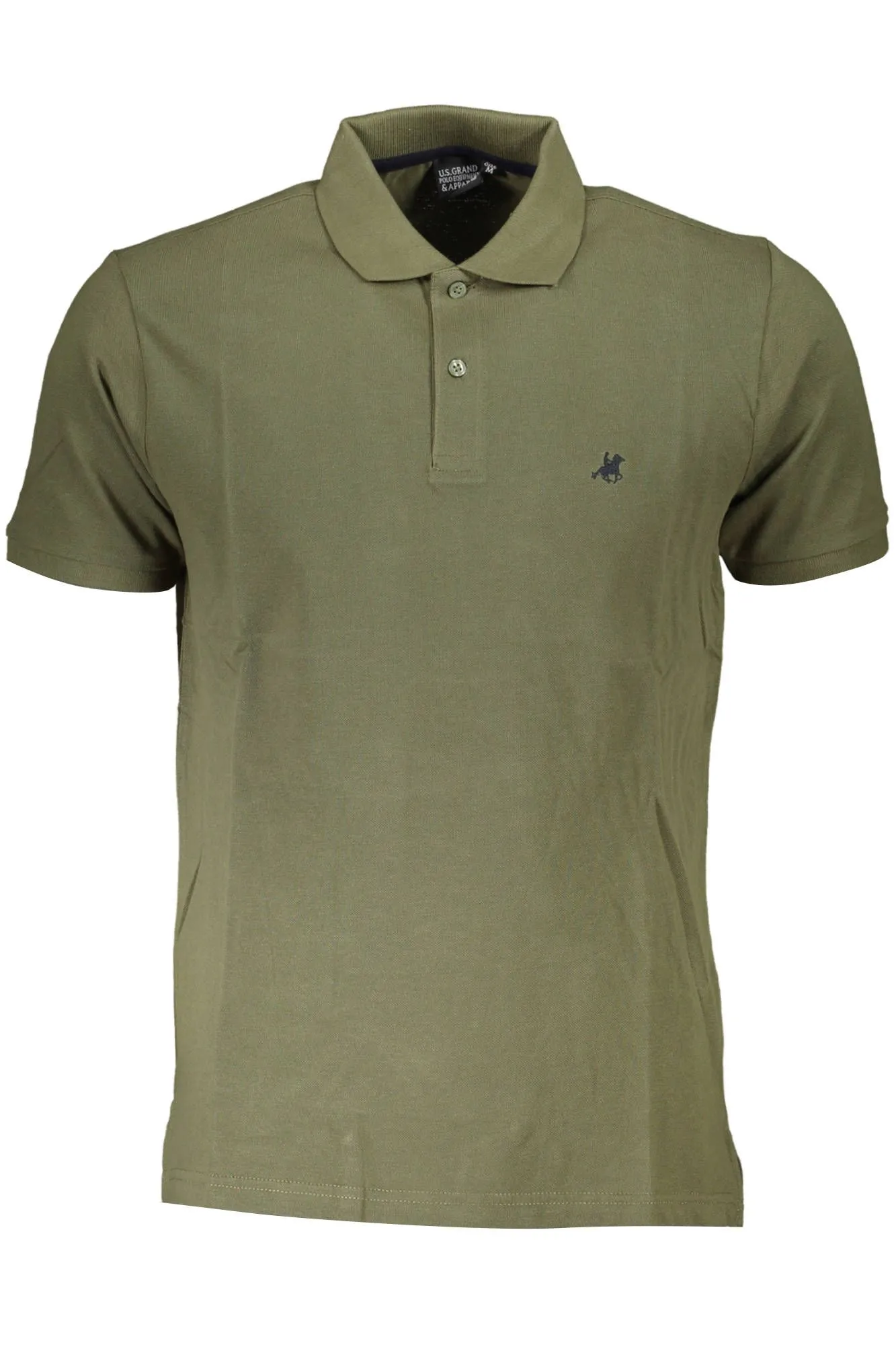 U.S. Grand Polo Green Cotton Men Polo Shirt
