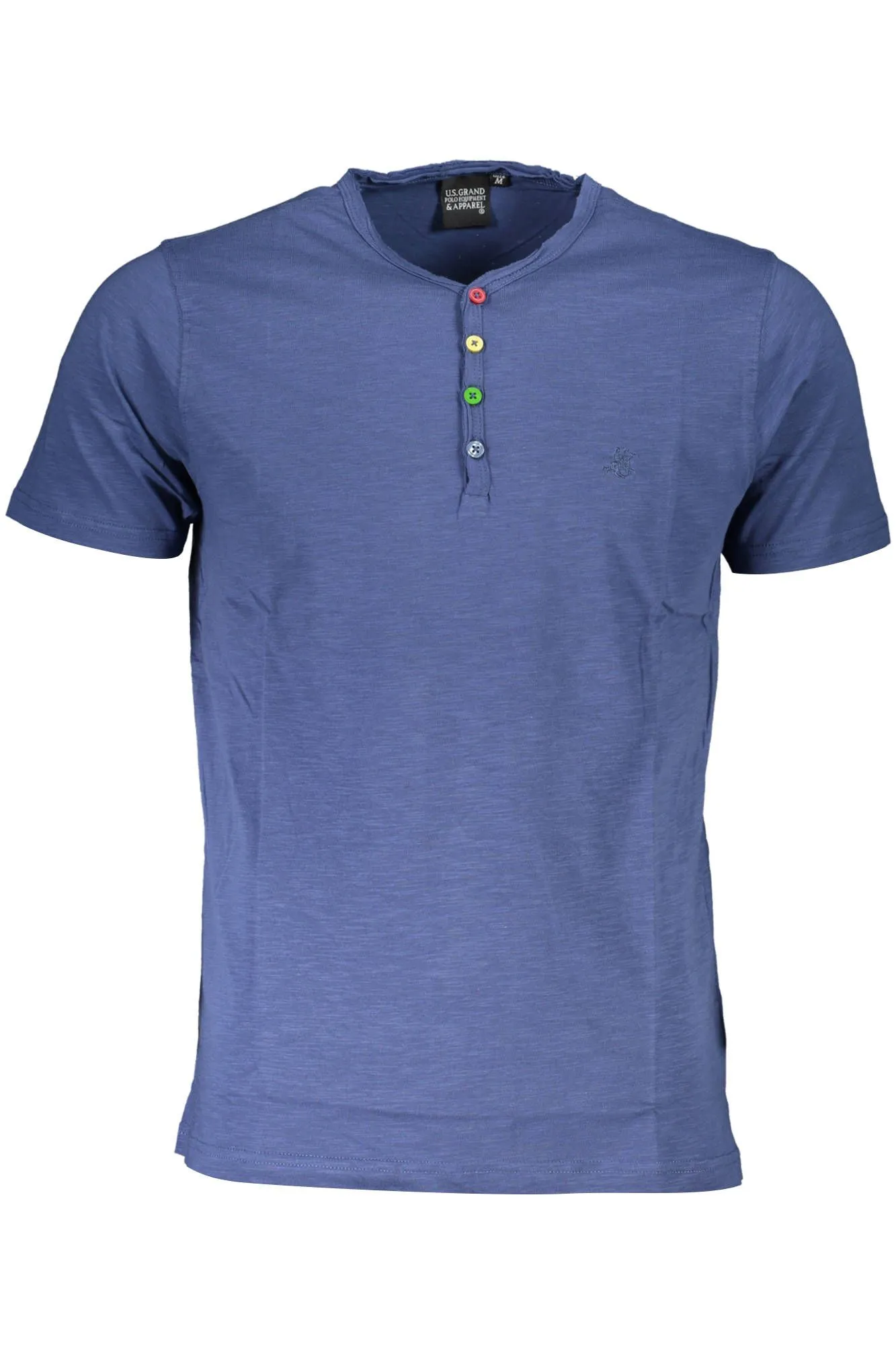 U.S. Grand Polo Blue Cotton Men T-Shirt