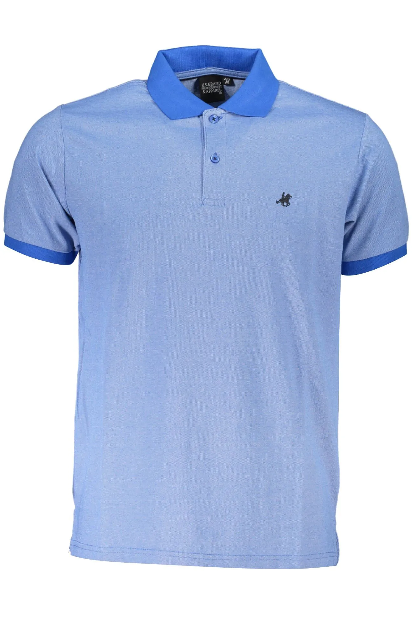 U.S. Grand Polo Blue Cotton Men Polo Shirt