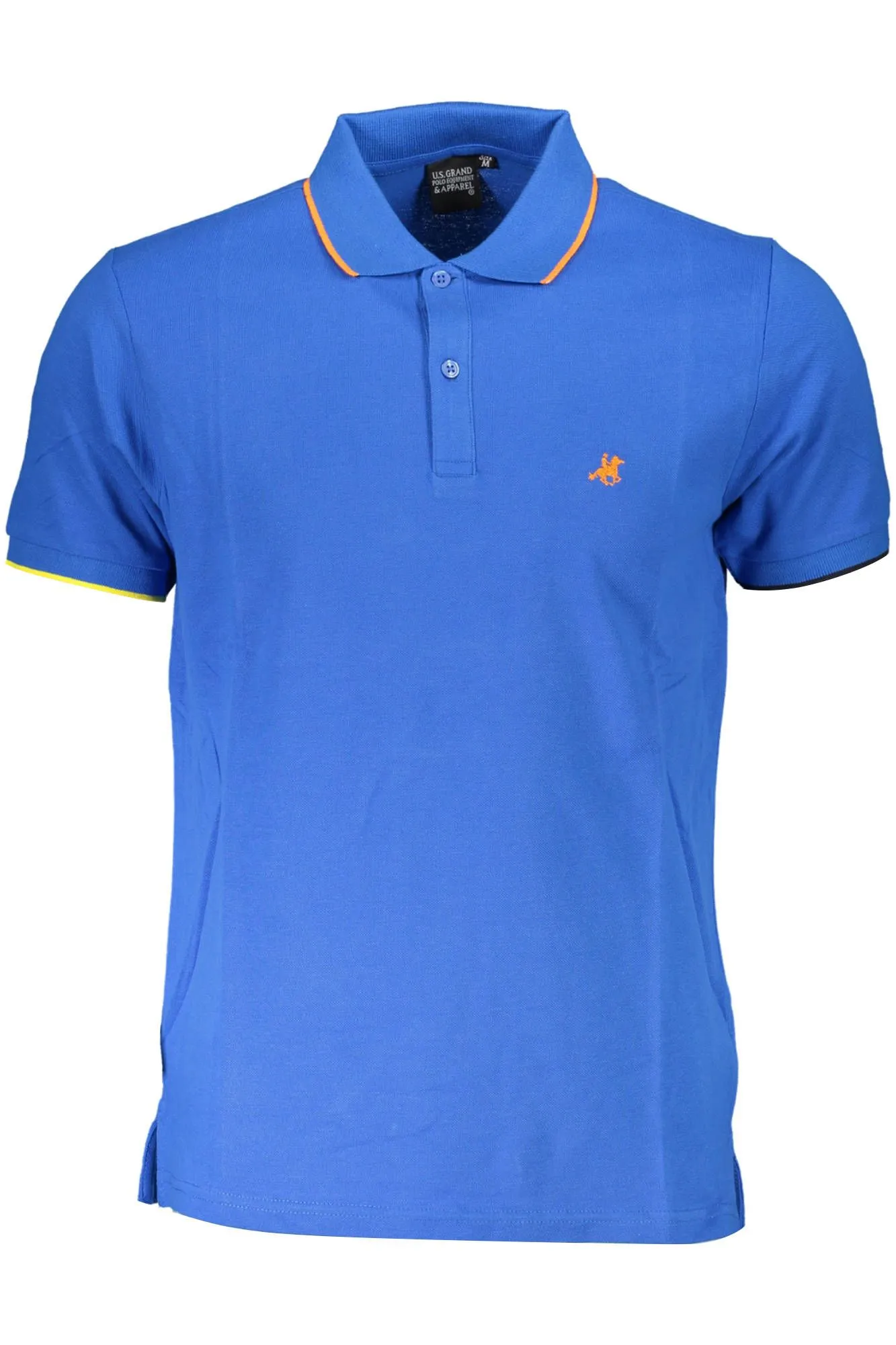 U.S. Grand Polo Blue Cotton Men Polo Shirt