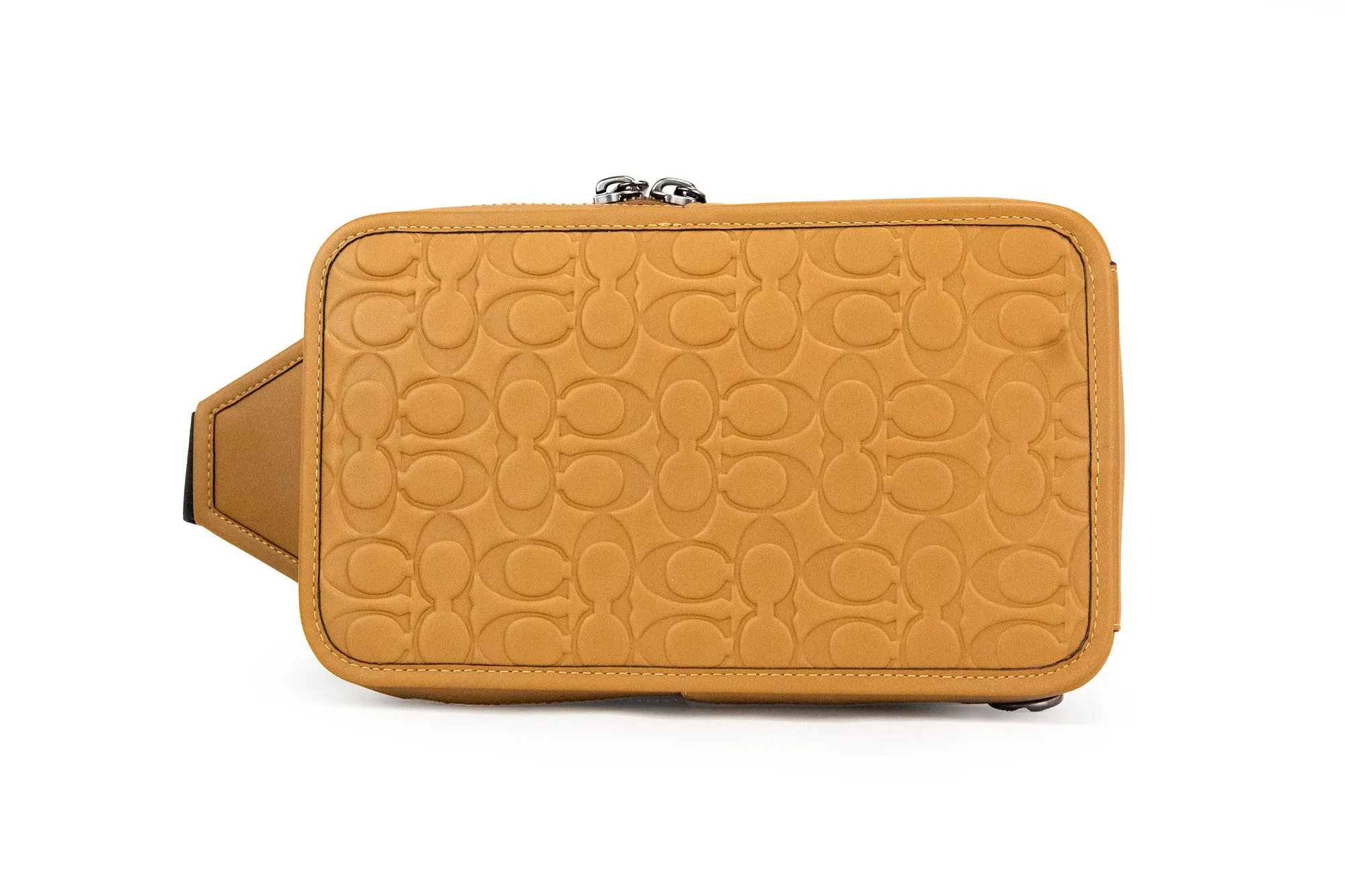 COACH Men's Sullivan Penny Embossed Logo Smooth Leather Crossbody Pack Bag