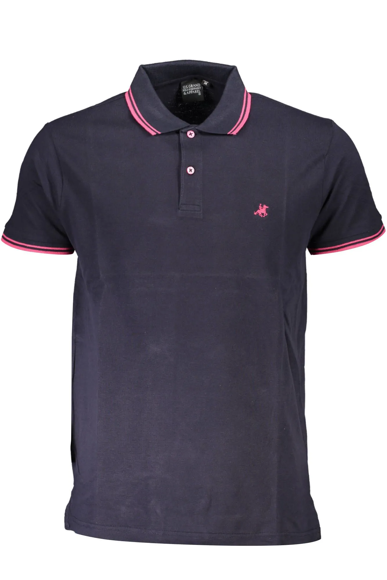 U.S. Grand Polo Blue Cotton Men Polo Shirt