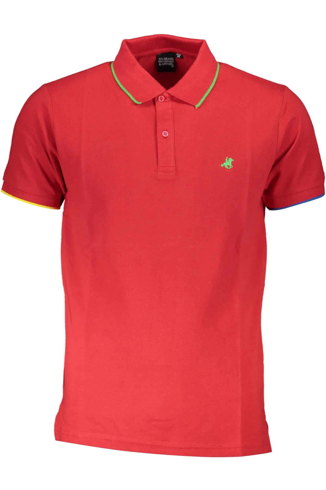 U.S. Grand Polo Red Cotton Men Polo Shirt