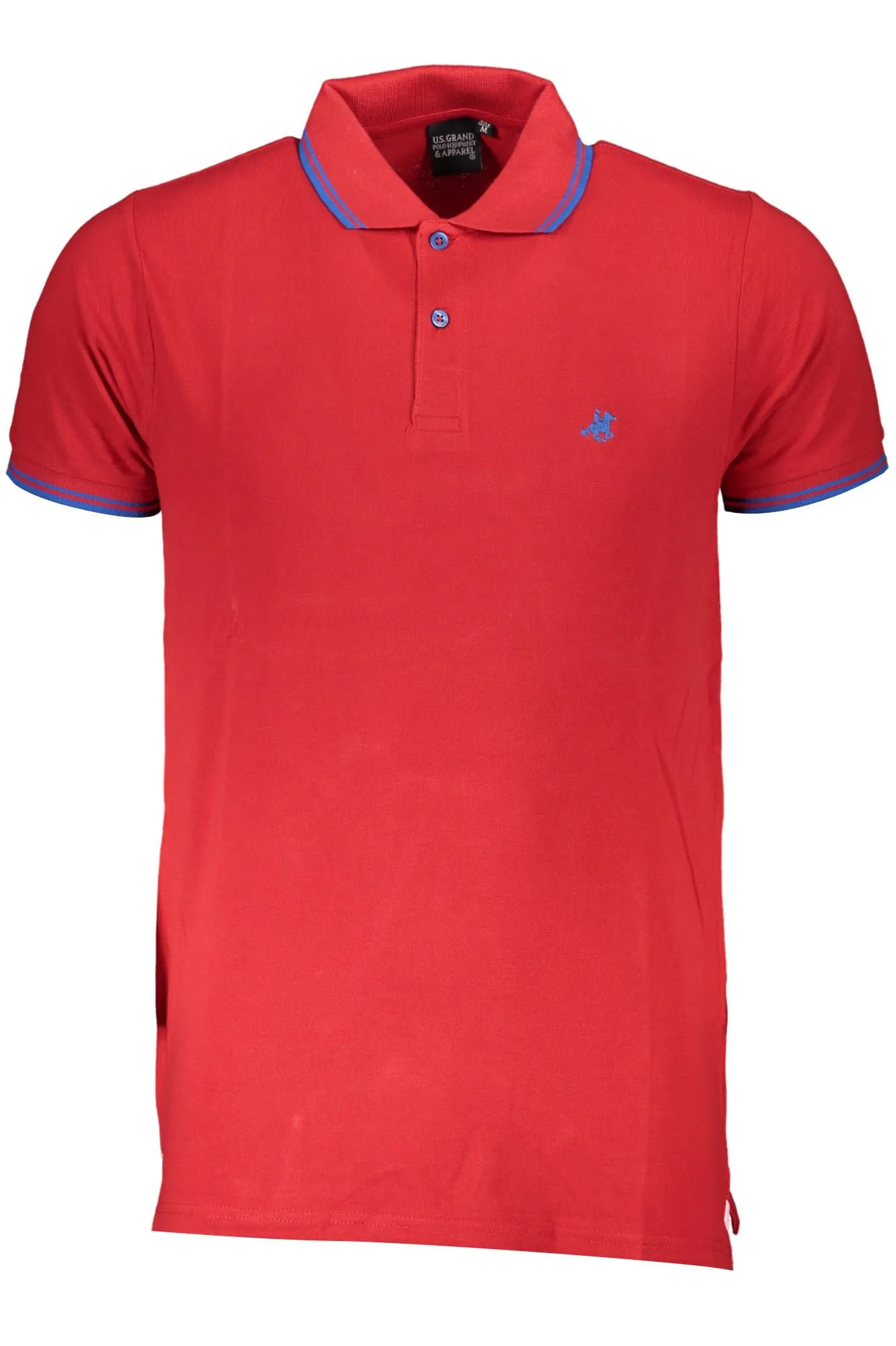 U.S. Grand Polo Men's Red Cotton Mens Polo Shirt