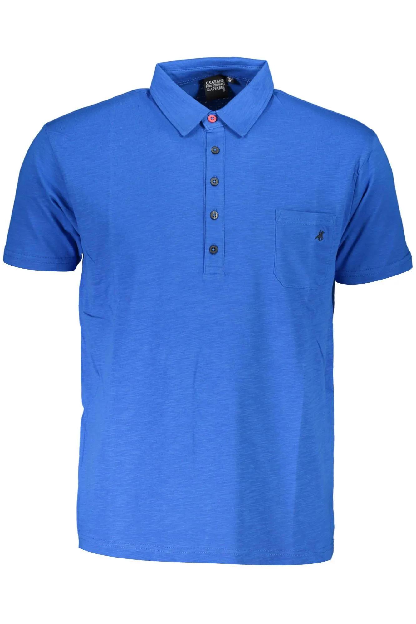U.S. Grand Polo Blue Cotton Men Polo Shirt