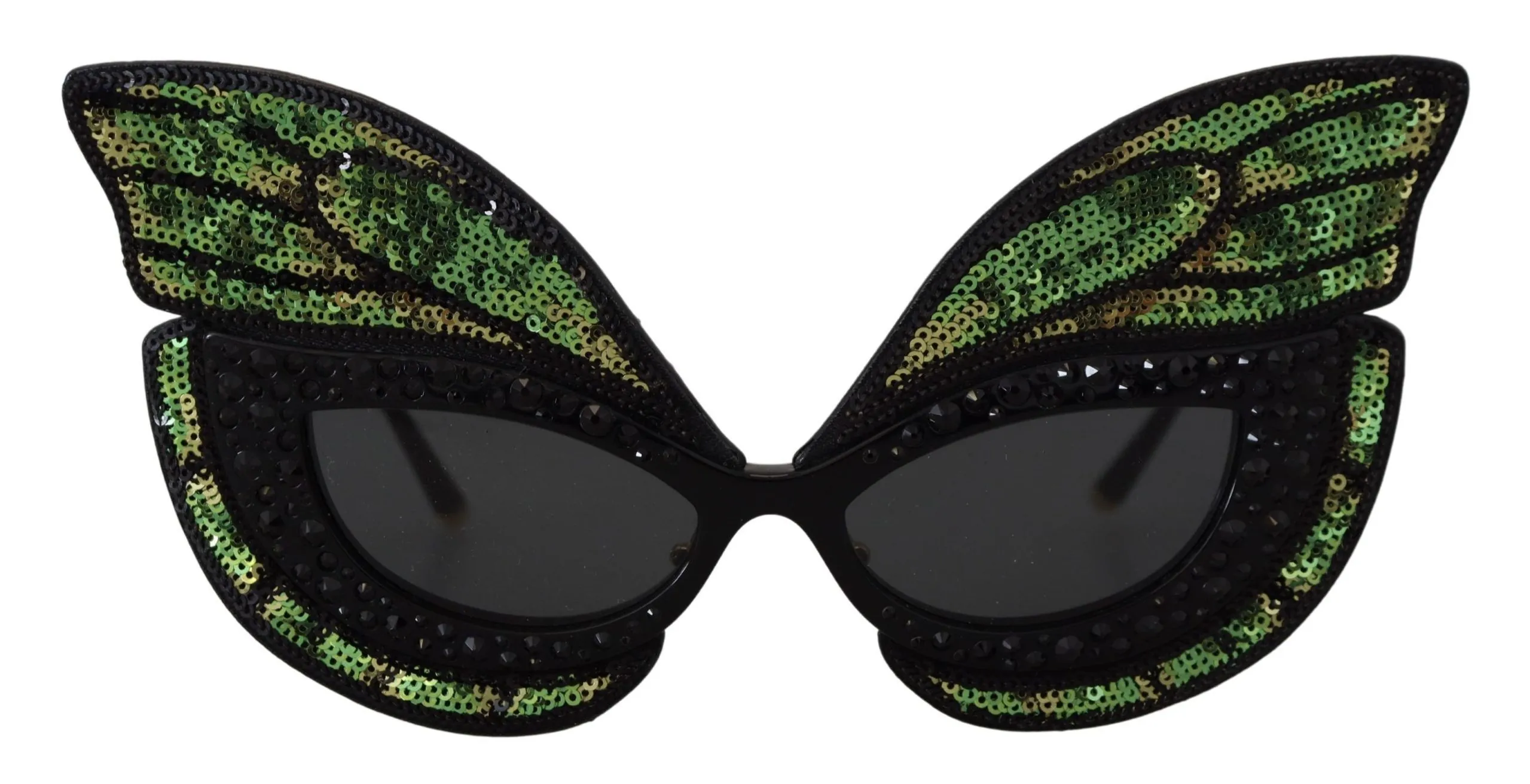 Dolce & Gabbana Women's Exquisite Sequined Butterfly Sunglasses