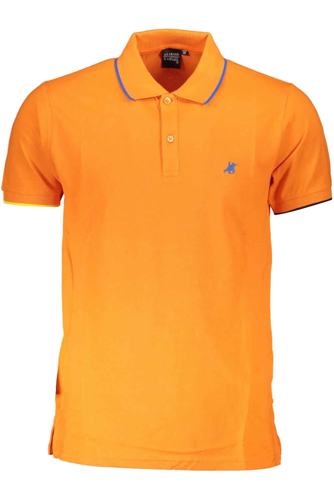 U.S. Grand Polo Orange Cotton Men Polo Shirt