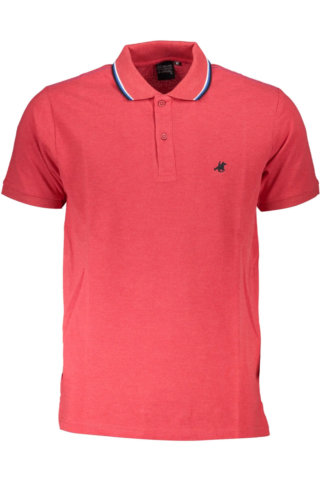 U.S. Grand Polo Red Cotton Men Polo Shirt