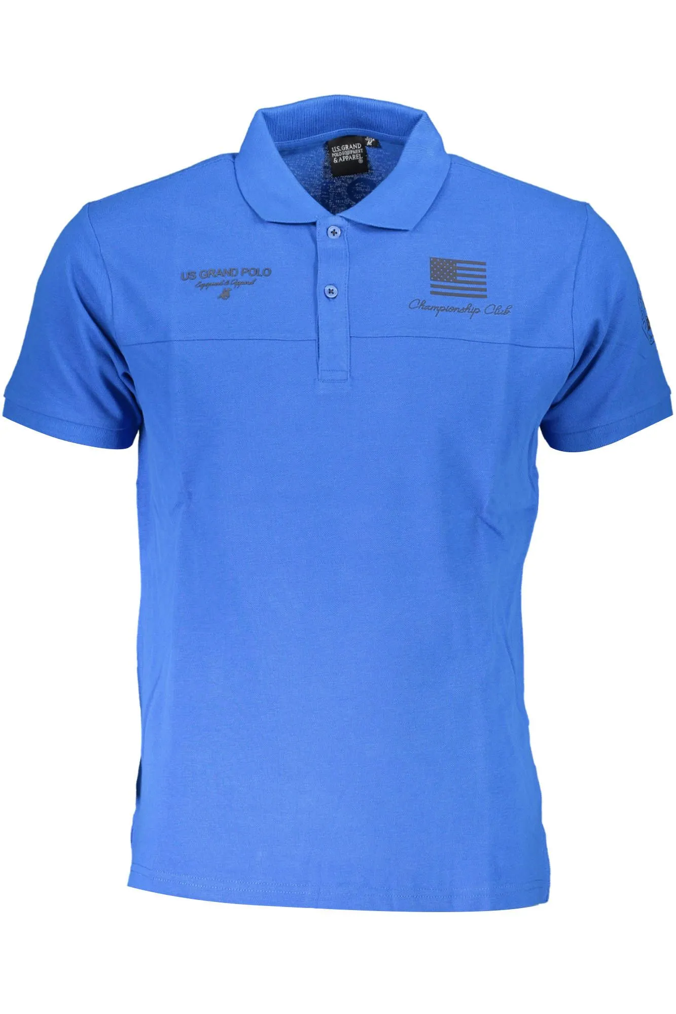 U.S. Grand Polo Blue Cotton Men Polo Shirt