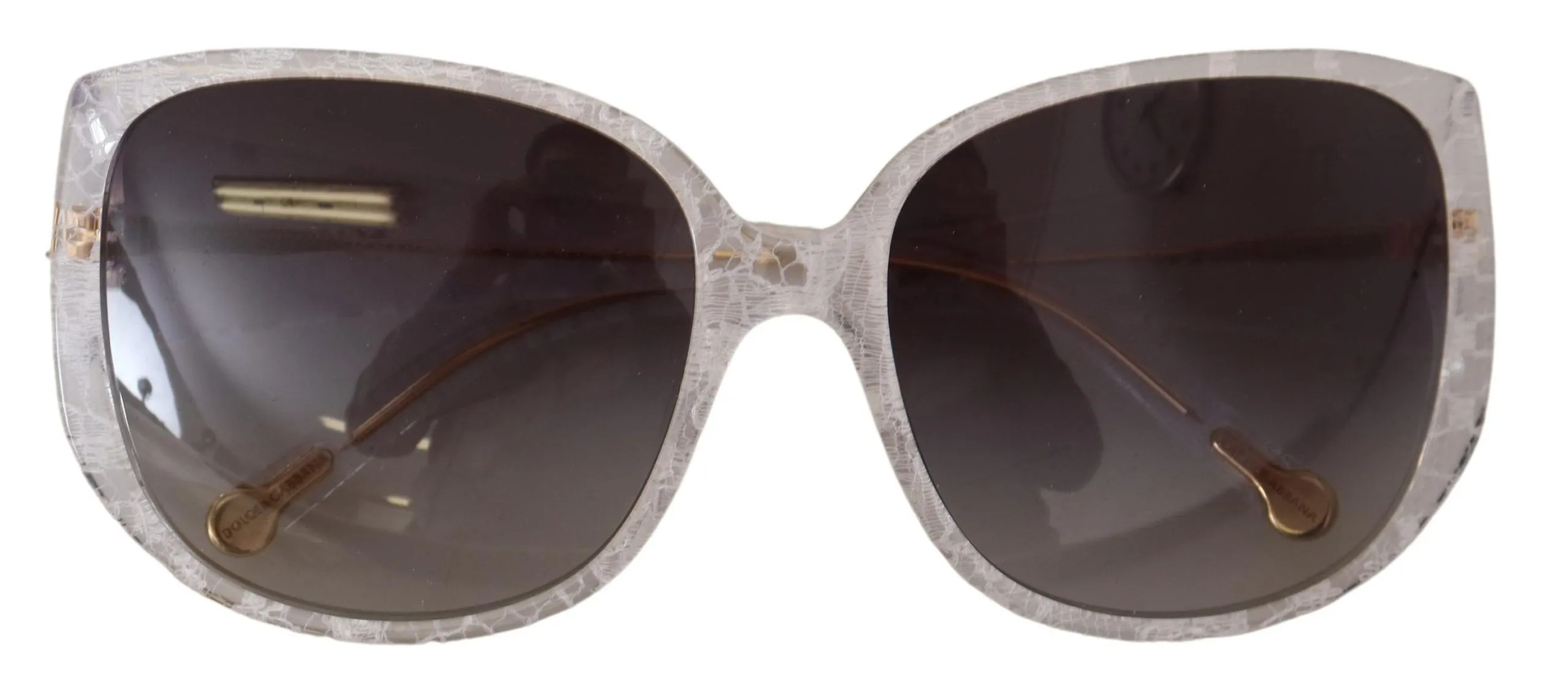 Dolce & Gabbana Women's Chic Clear Lace-Embed Sunglasses