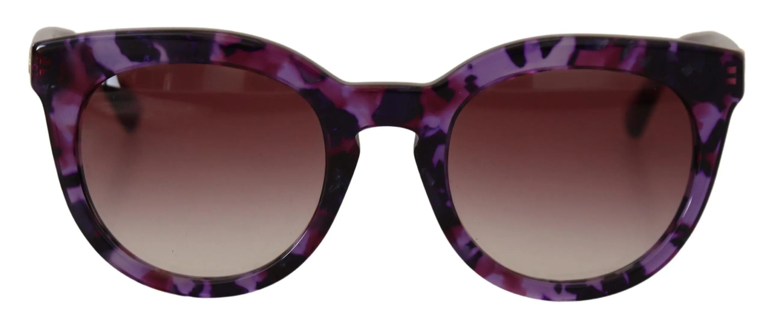 Dolce & Gabbana Women's Chic Tortoiseshell Purple Lens Sunglasses