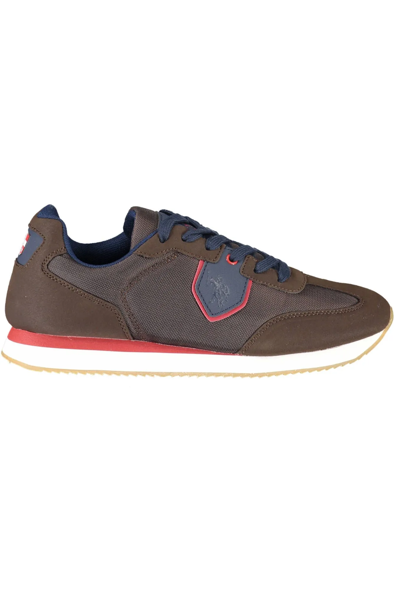 U.S. POLO ASSN. Brown Fabric Men Sneaker