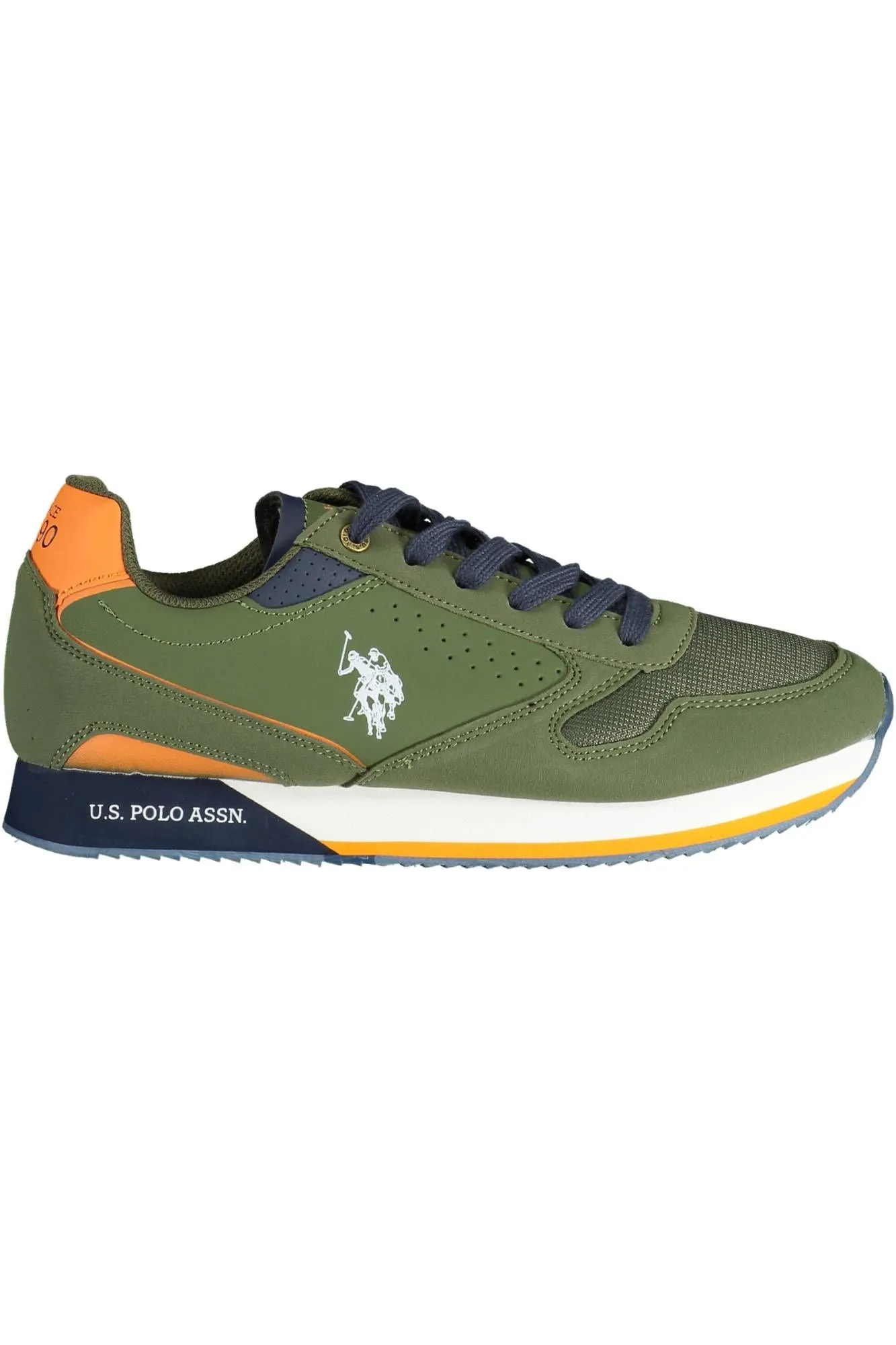 U.S. POLO ASSN. Green Polyester Men Sneaker