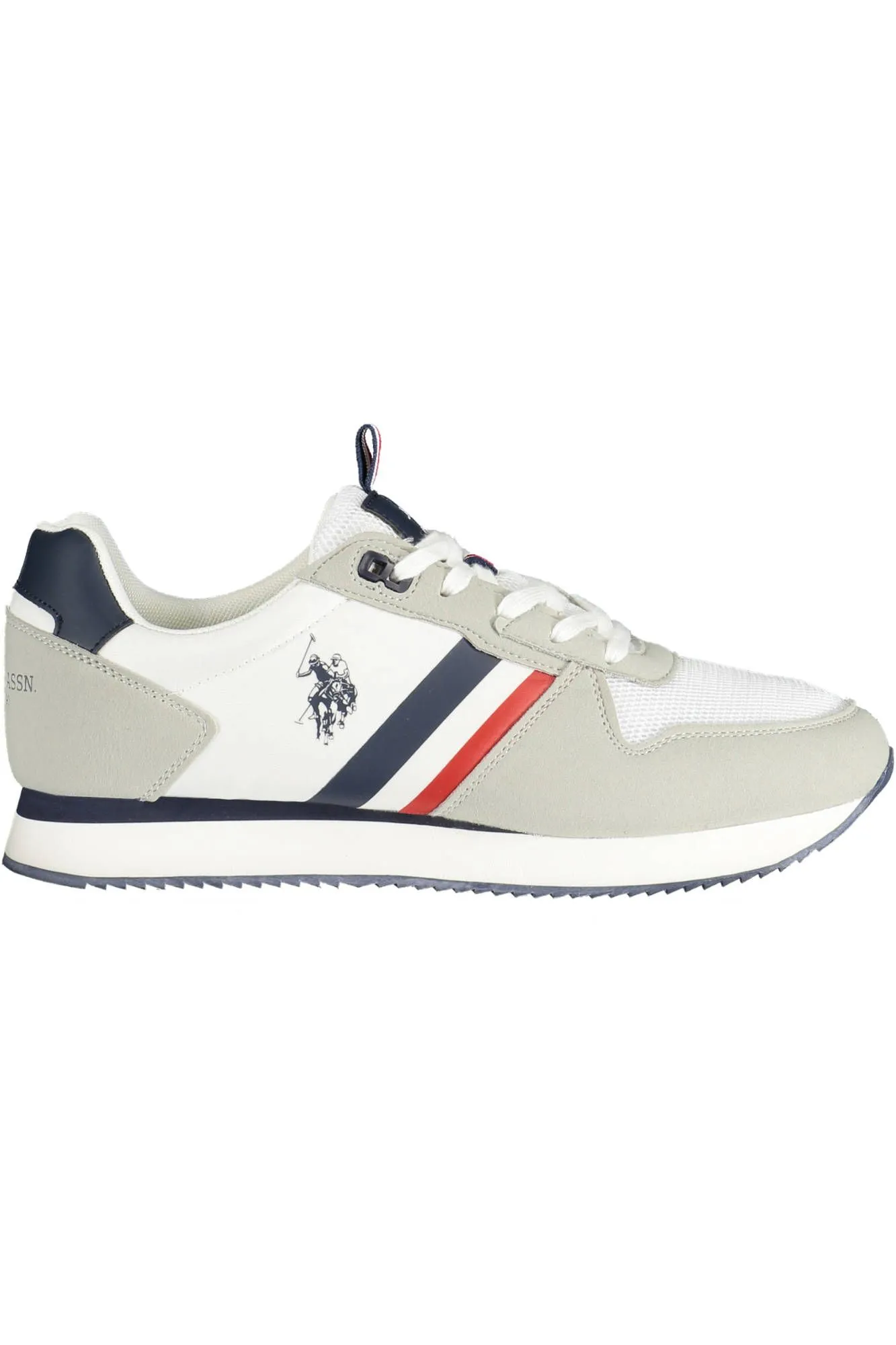 U.S. POLO ASSN. White Polyester Men Sneaker