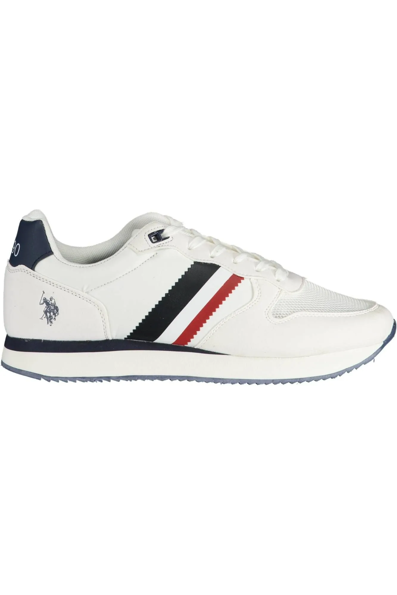 U.S. POLO ASSN. White Polyester Men Sneaker