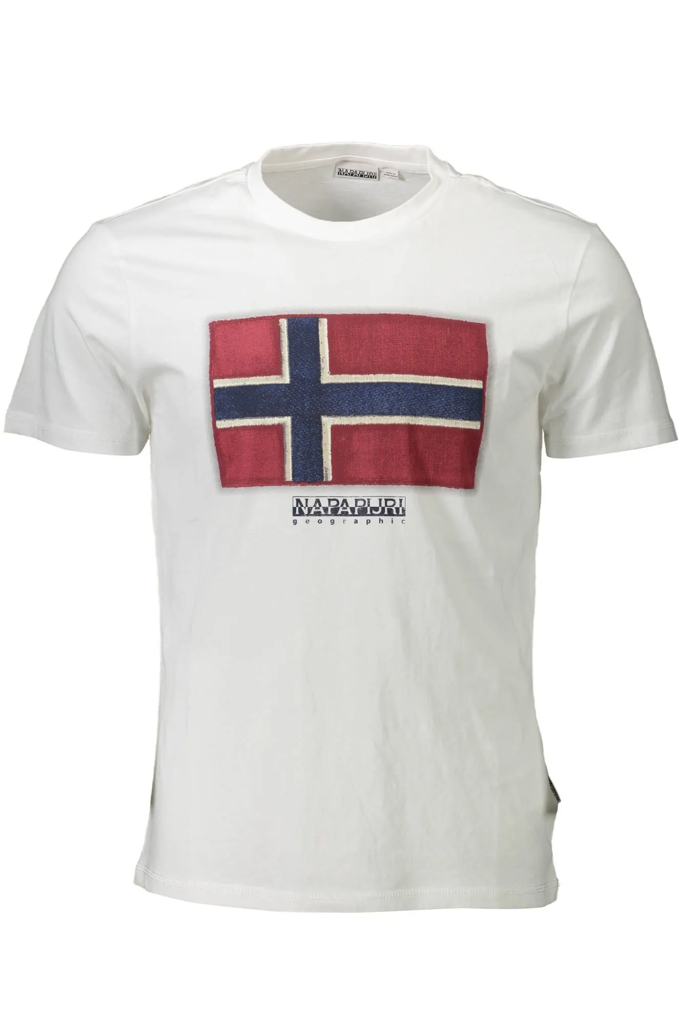 Napapijri White Cotton Men T-Shirt
