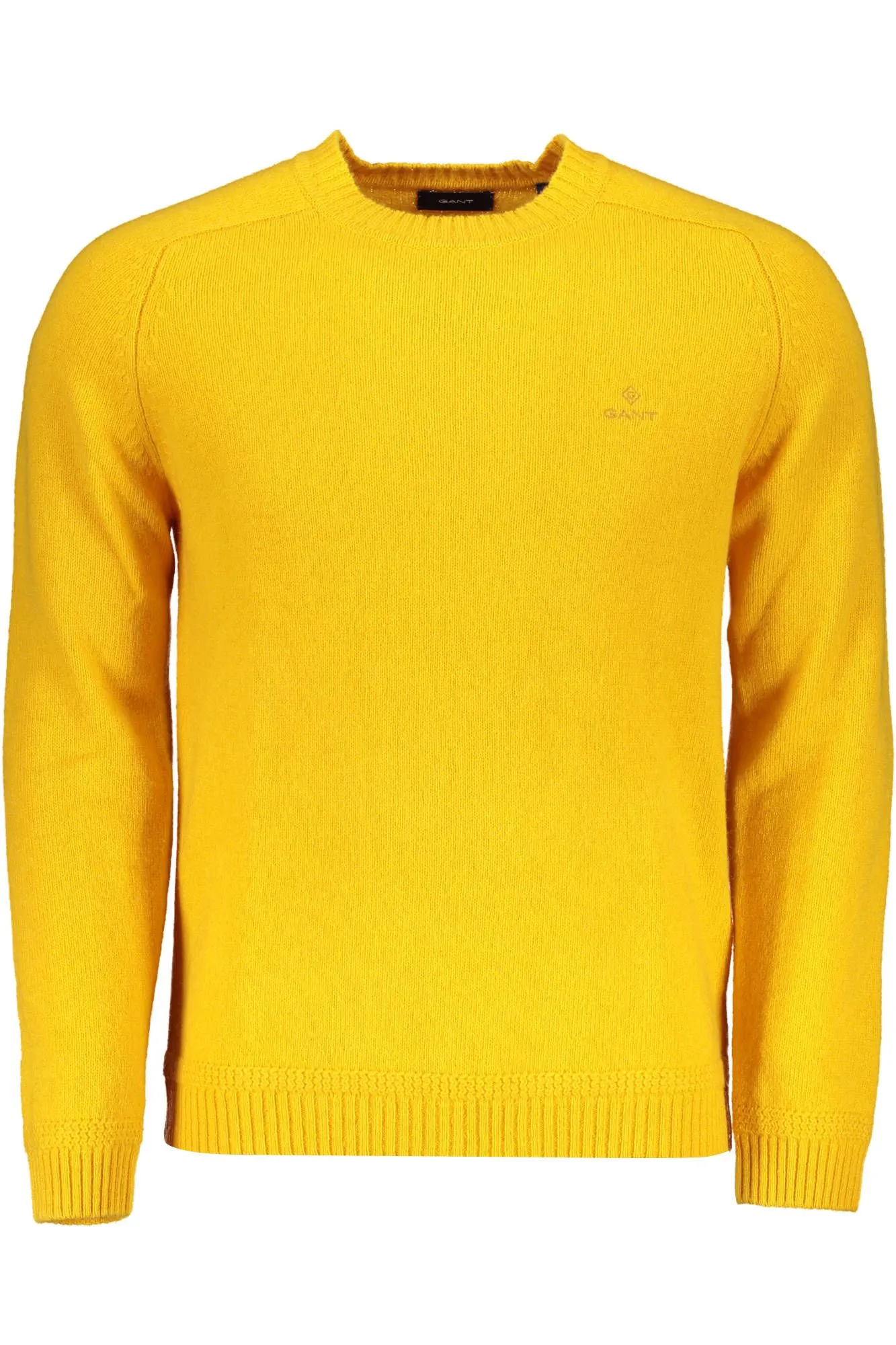 Gant Yellow Wool Men Sweater