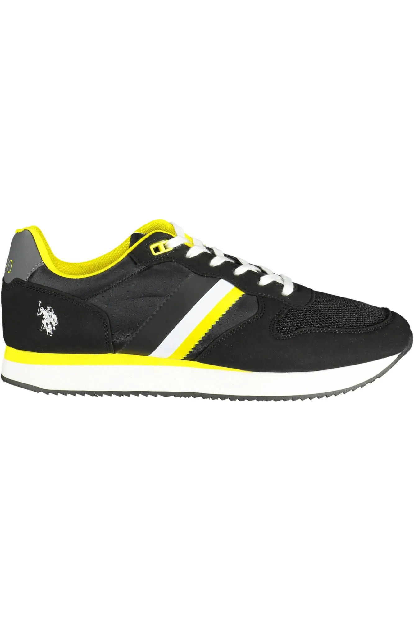 U.S. POLO ASSN. Black Polyester Men Sneaker