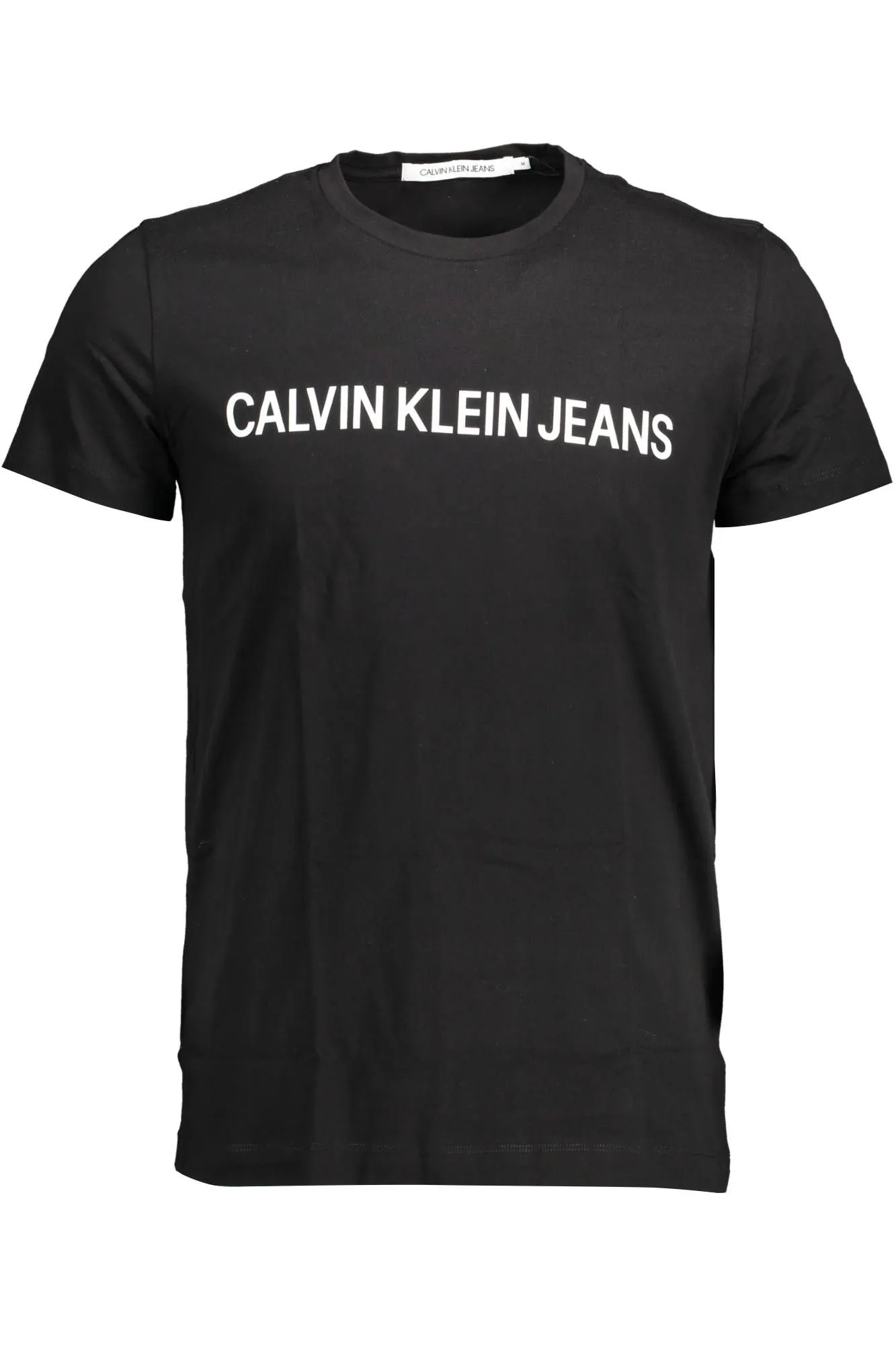 Calvin Klein Black Cotton Men T-Shirt