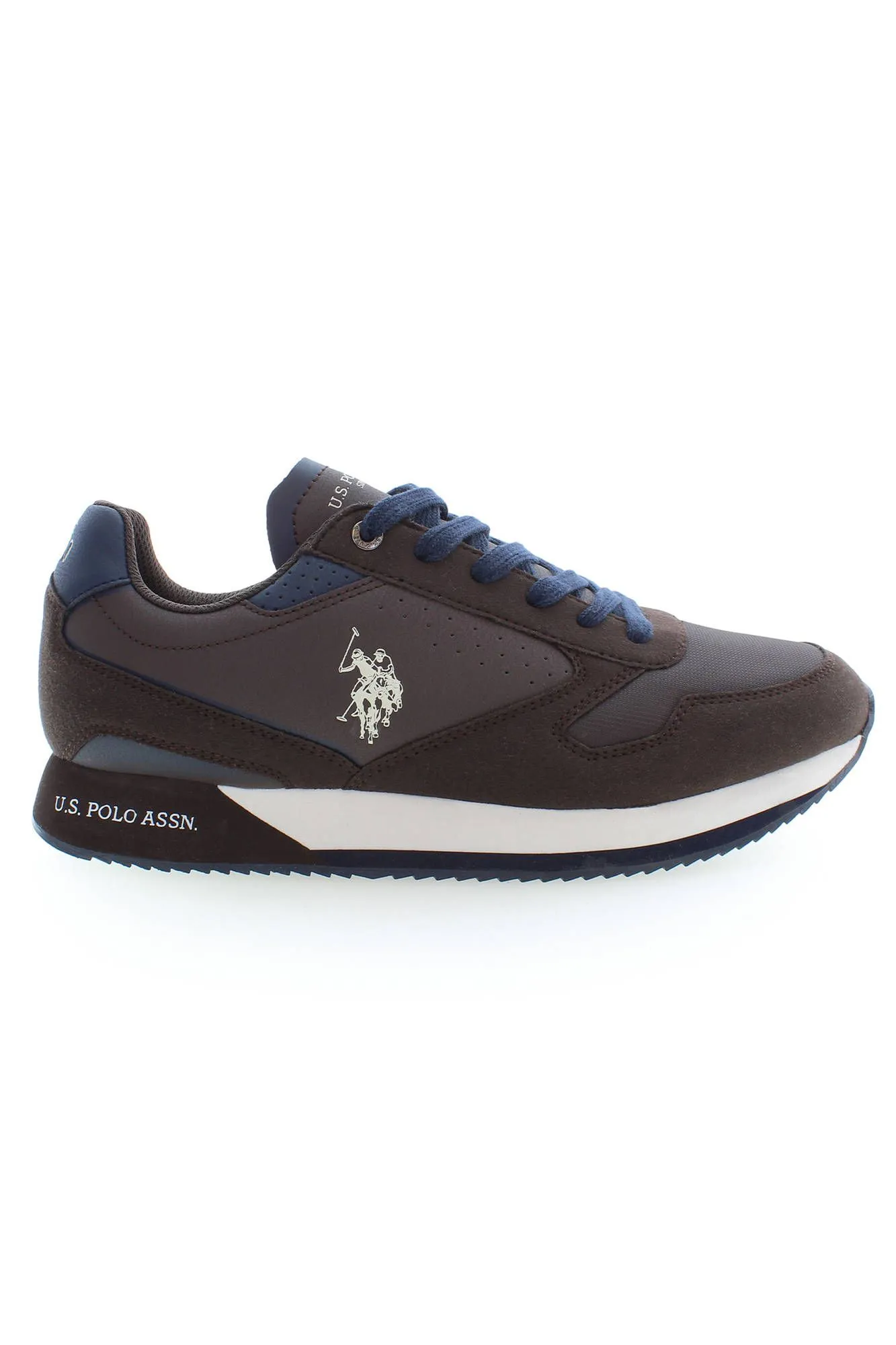 U.S. POLO ASSN. Brown Polyester Men Sneaker