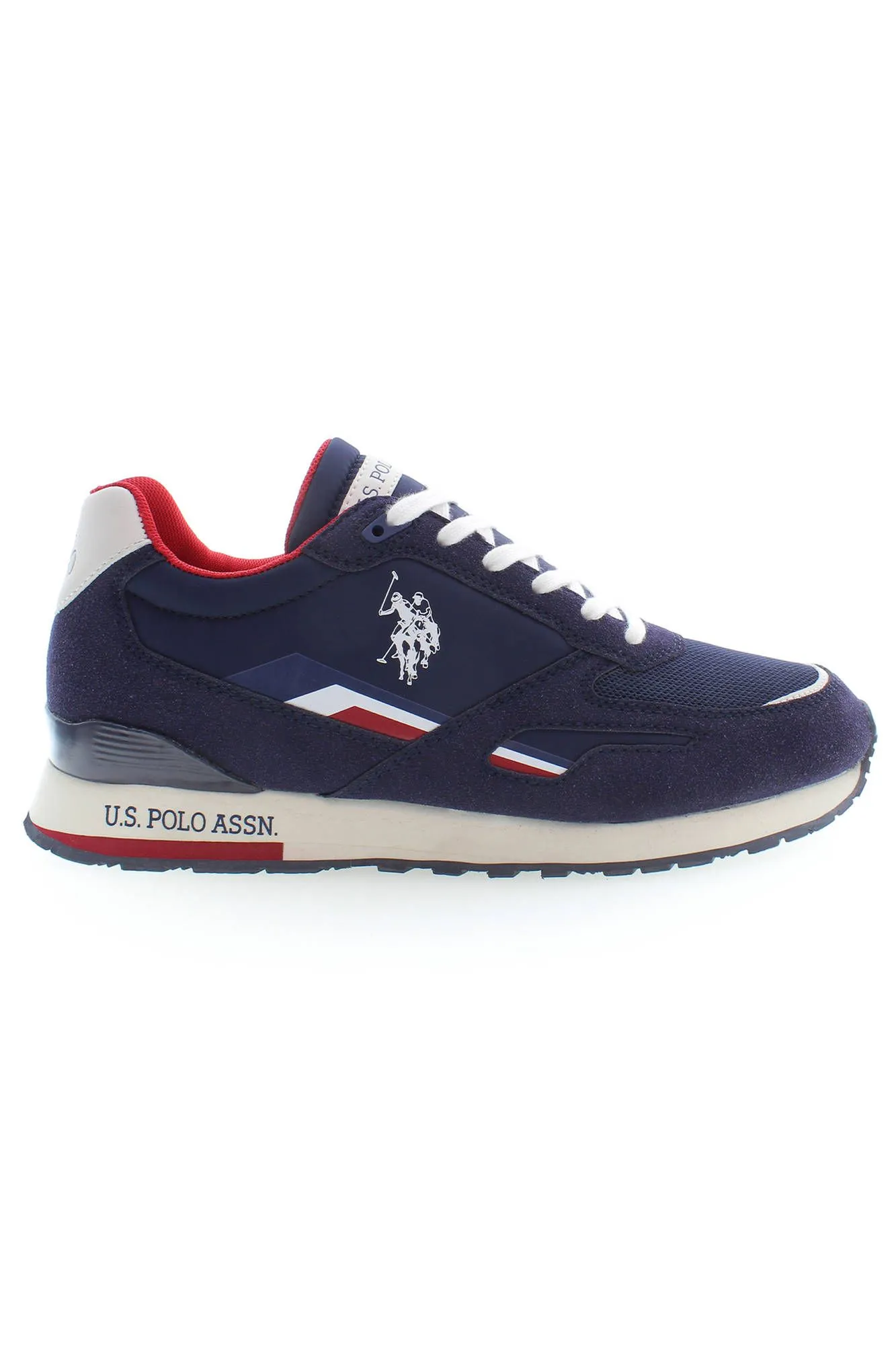 U.S. POLO ASSN. Blue Polyester Men Sneaker
