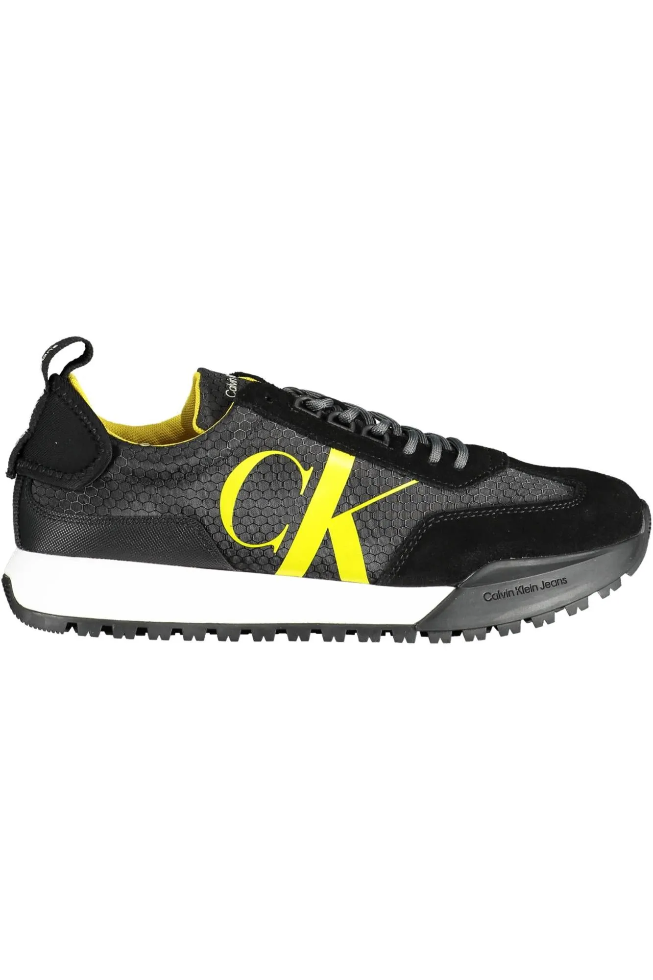 Calvin Klein Black Polyester Men Sneaker