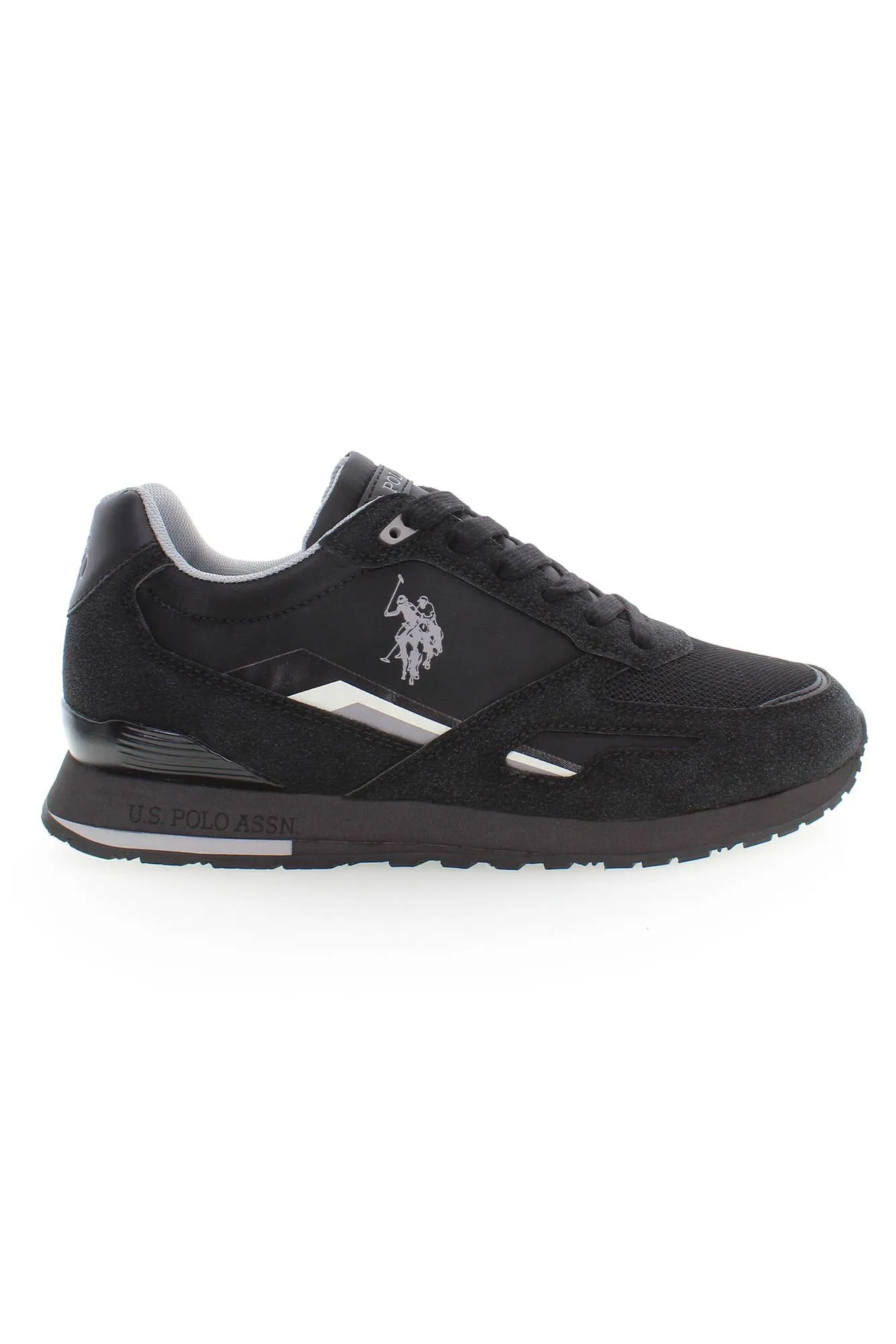U.S. POLO ASSN. Black Polyester Men Sneaker
