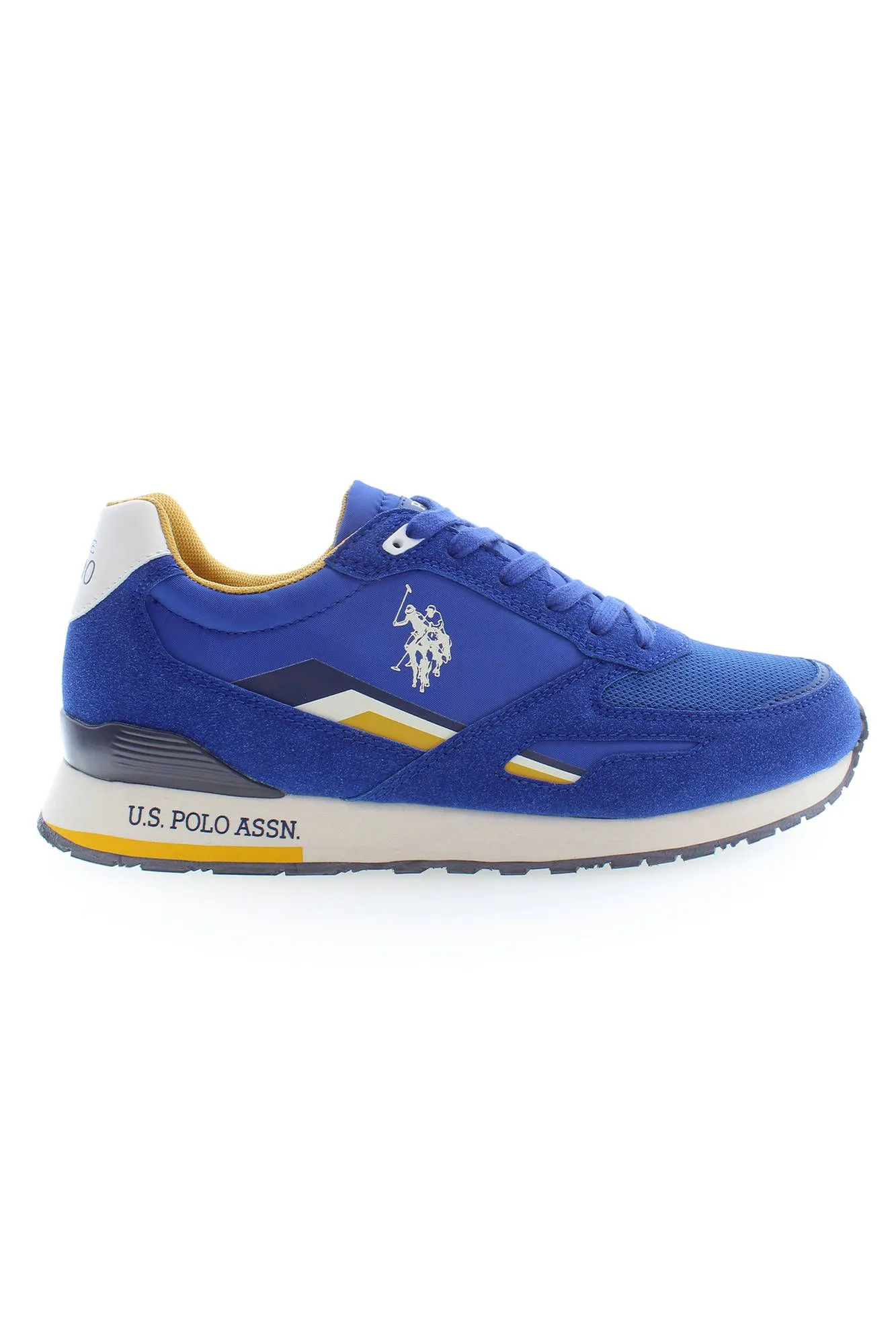 U.S. POLO ASSN. Blue Polyester Men Sneaker