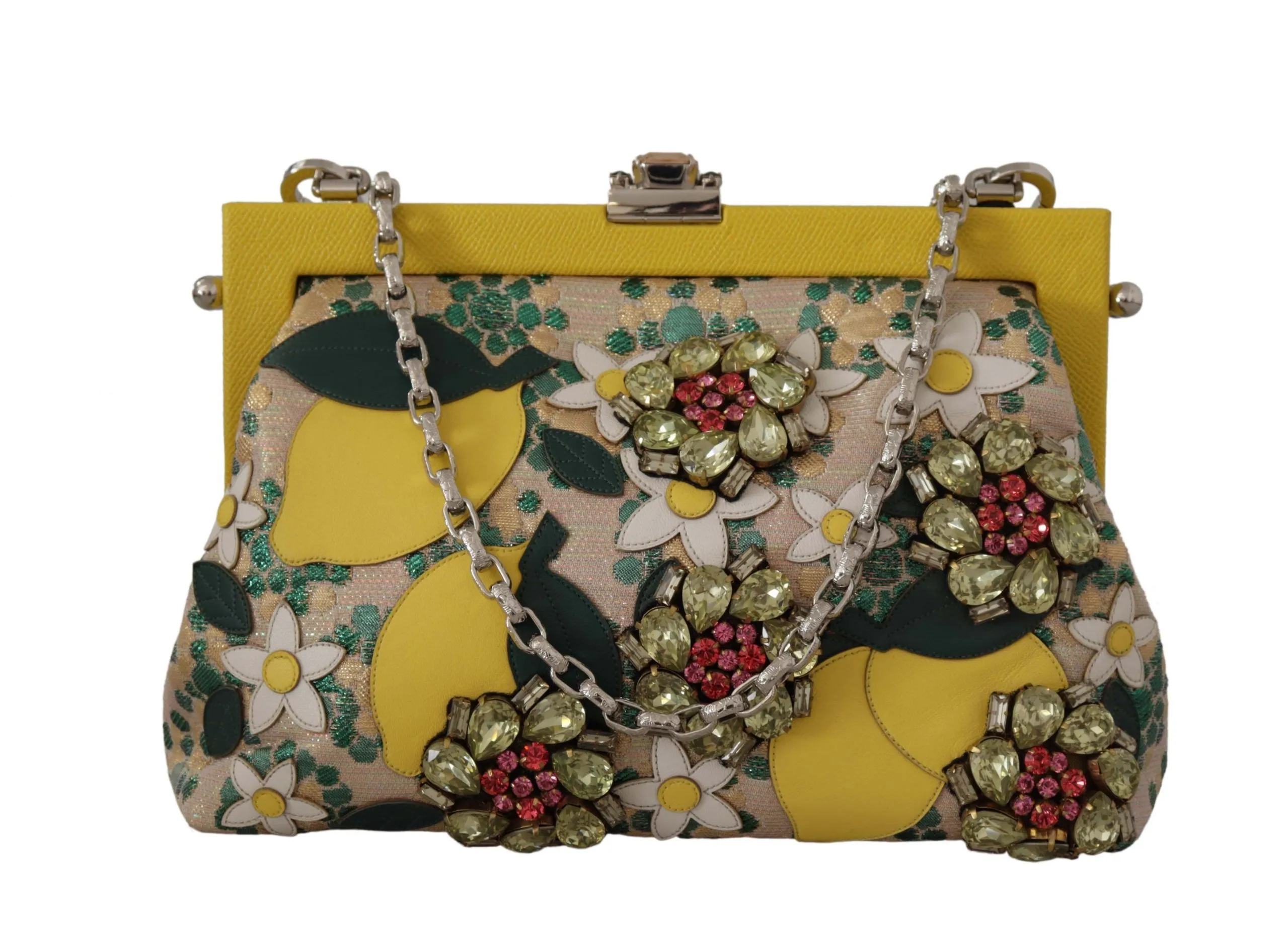 Dolce & Gabbana Women's Multicolor Crystal Embellished Evening Bag