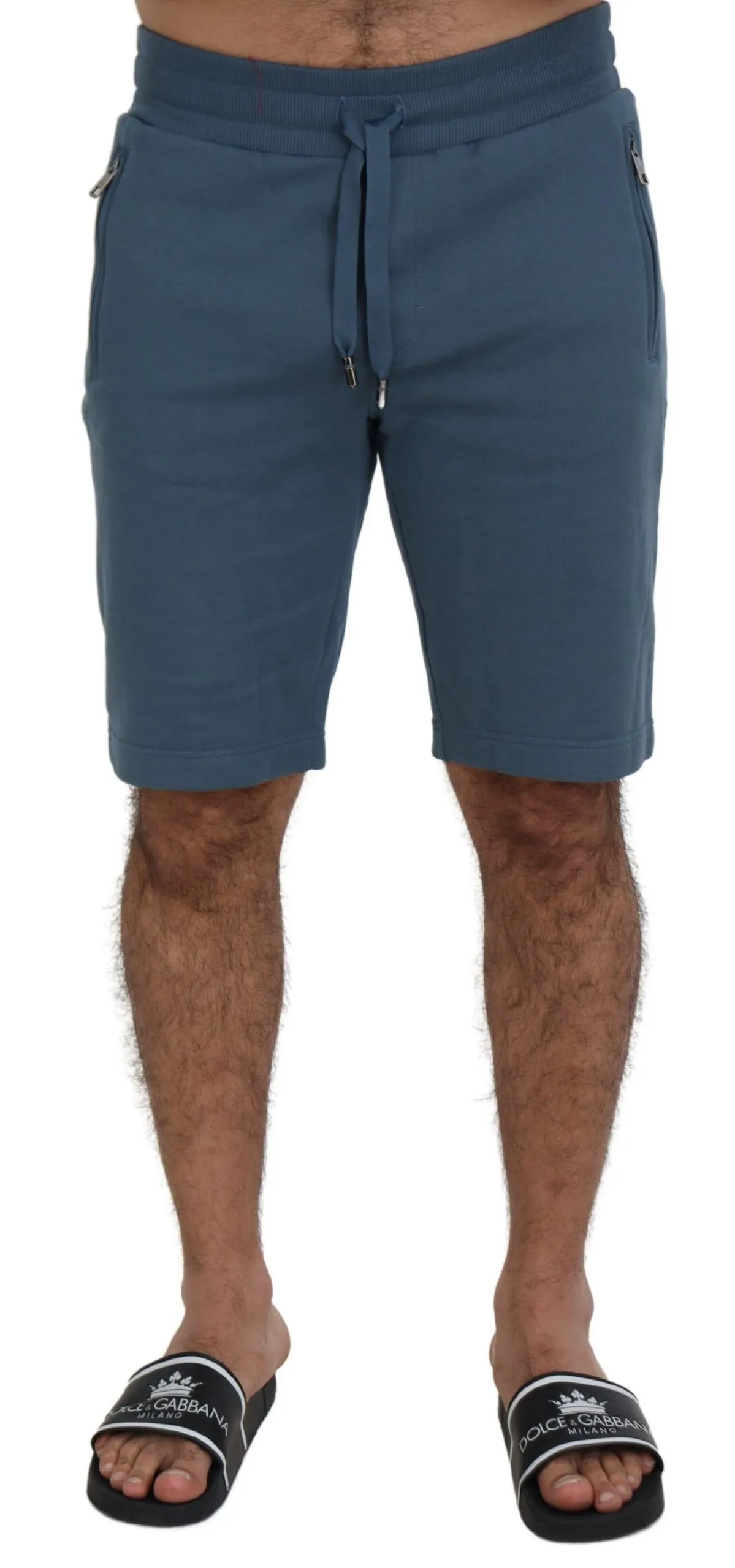 Dolce & Gabbana Men's Elegant Blue Bermuda Shorts - Regular Fit