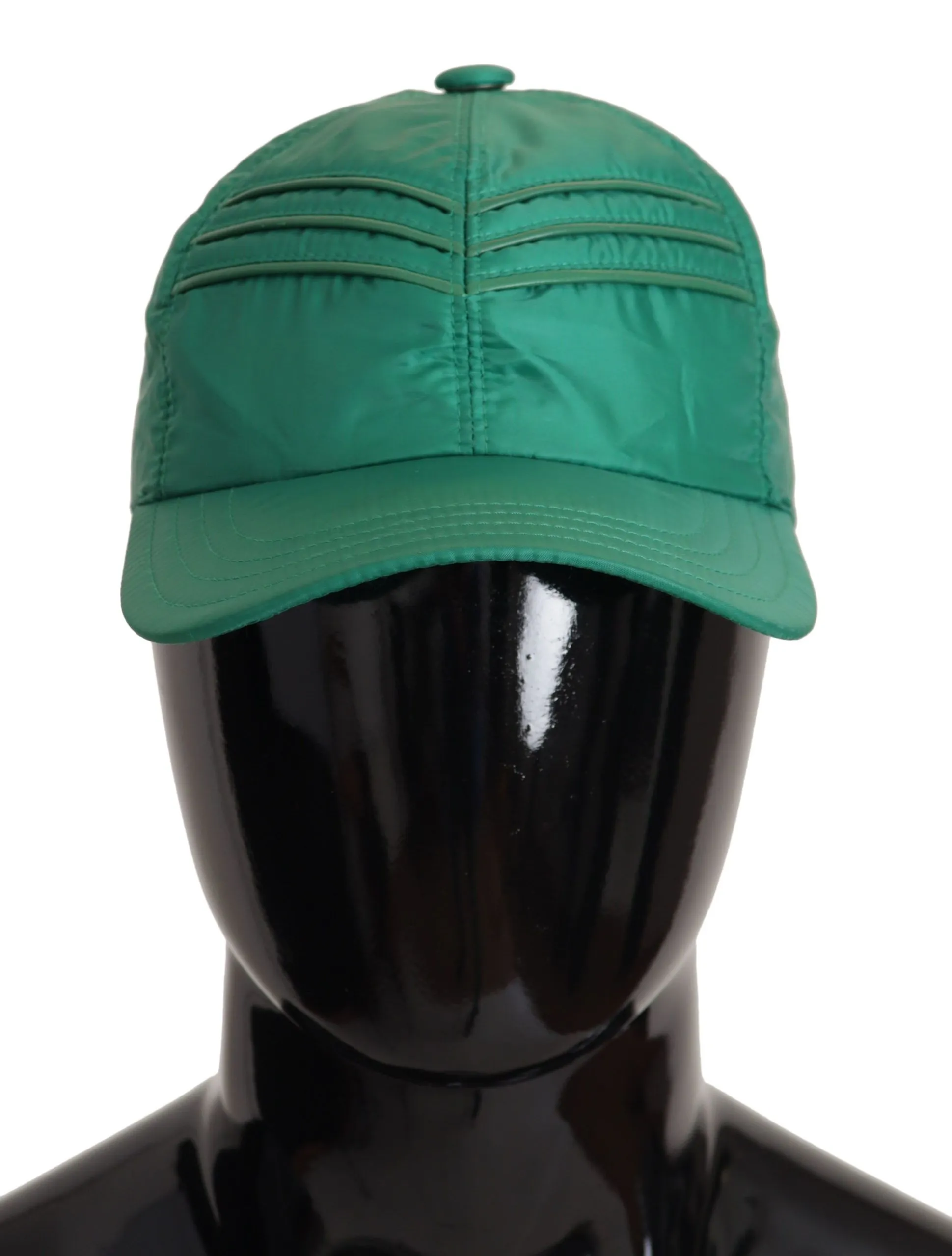 Dolce & Gabbana Men's Elegant Green Cotton Baseball Hat