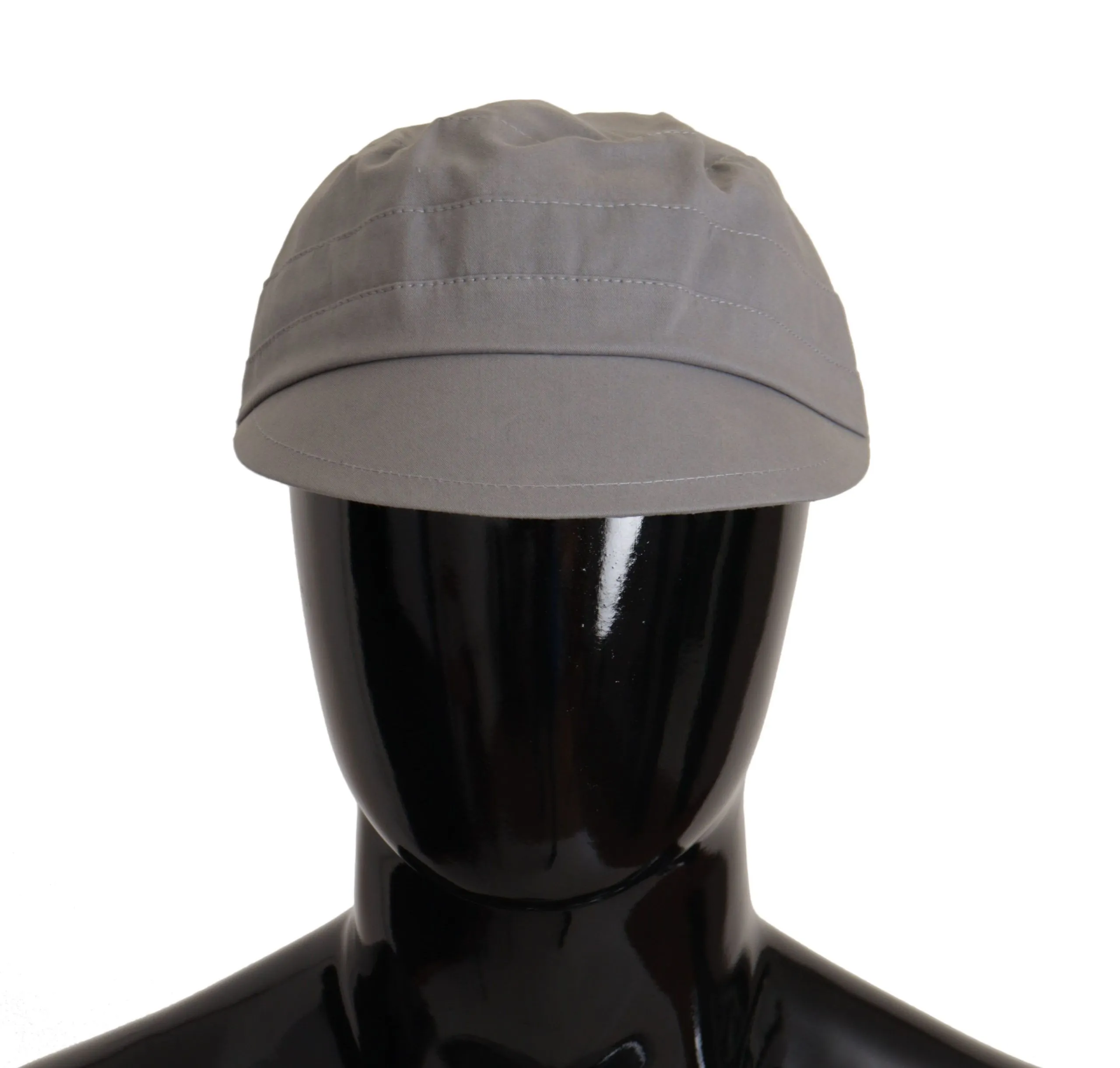 Dolce & Gabbana Men's Elegant Gray Newsboy Cap - Classic Accessory