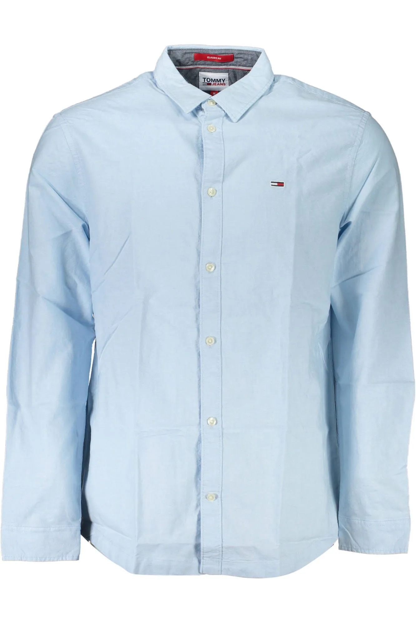 Tommy Hilfiger Light Blue Cotton Men Shirt