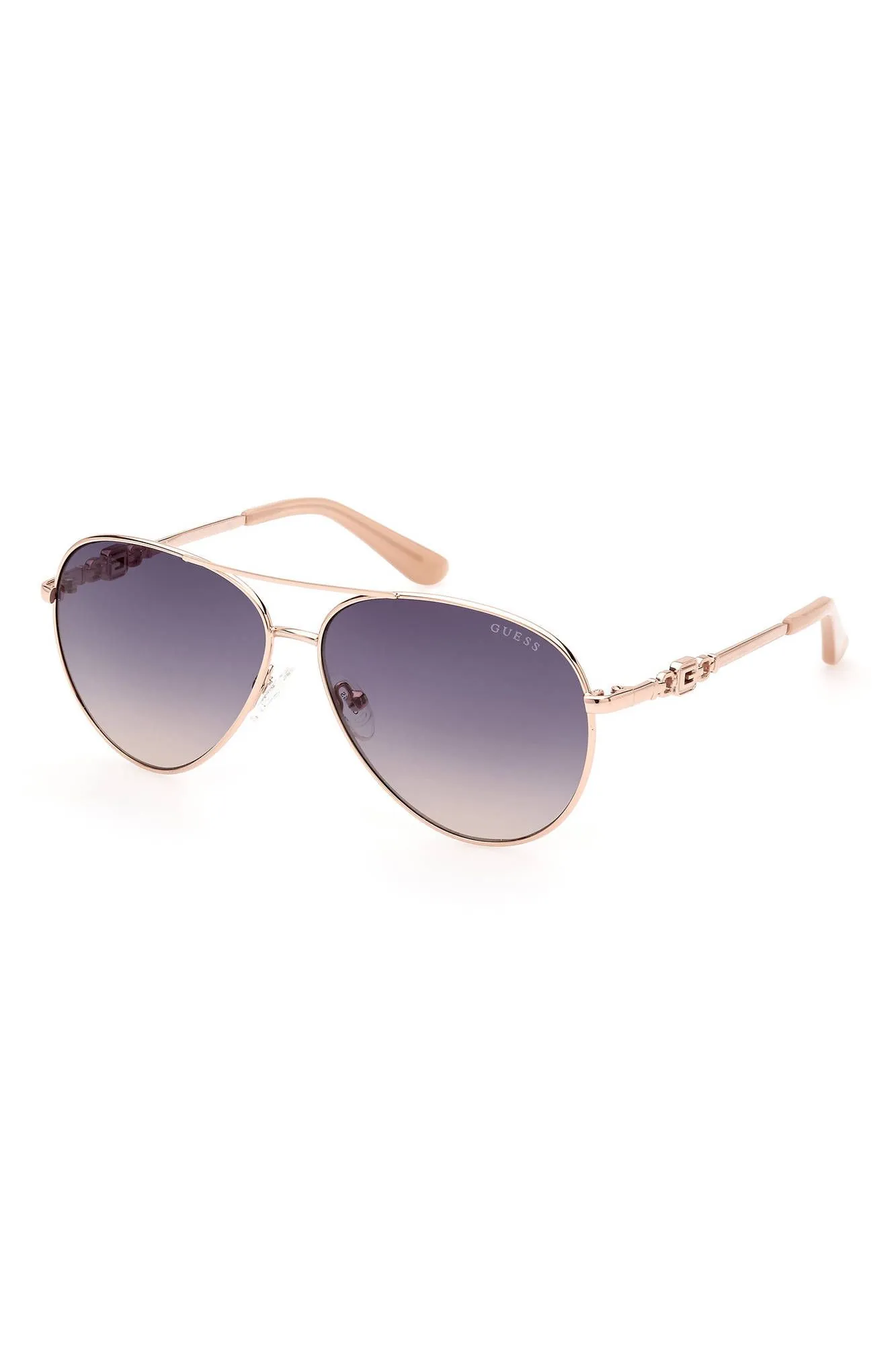 Guess Jeans Pink Metal Women Sunglass