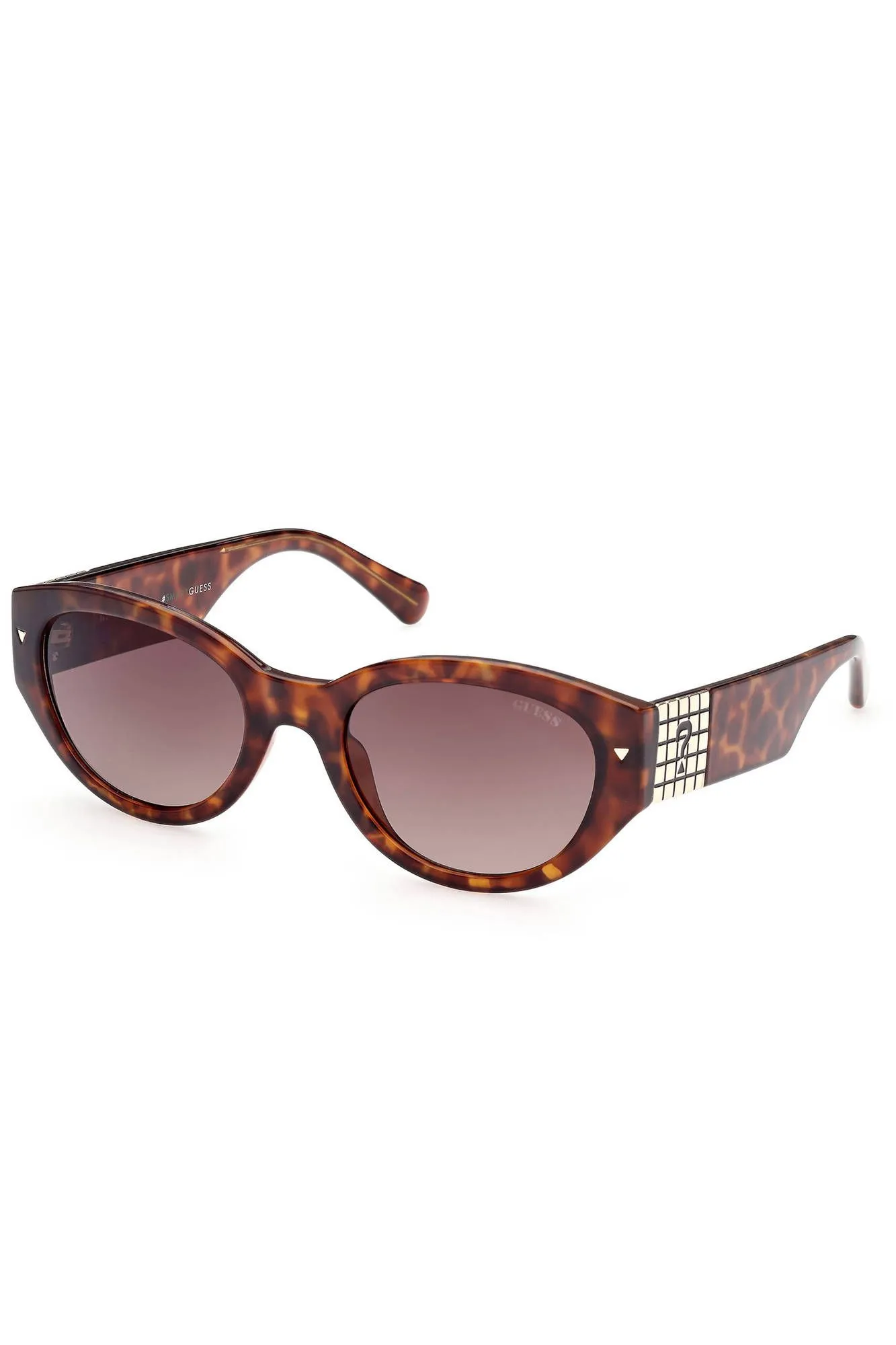 Guess Jeans Brown Plastic Women Sunglass