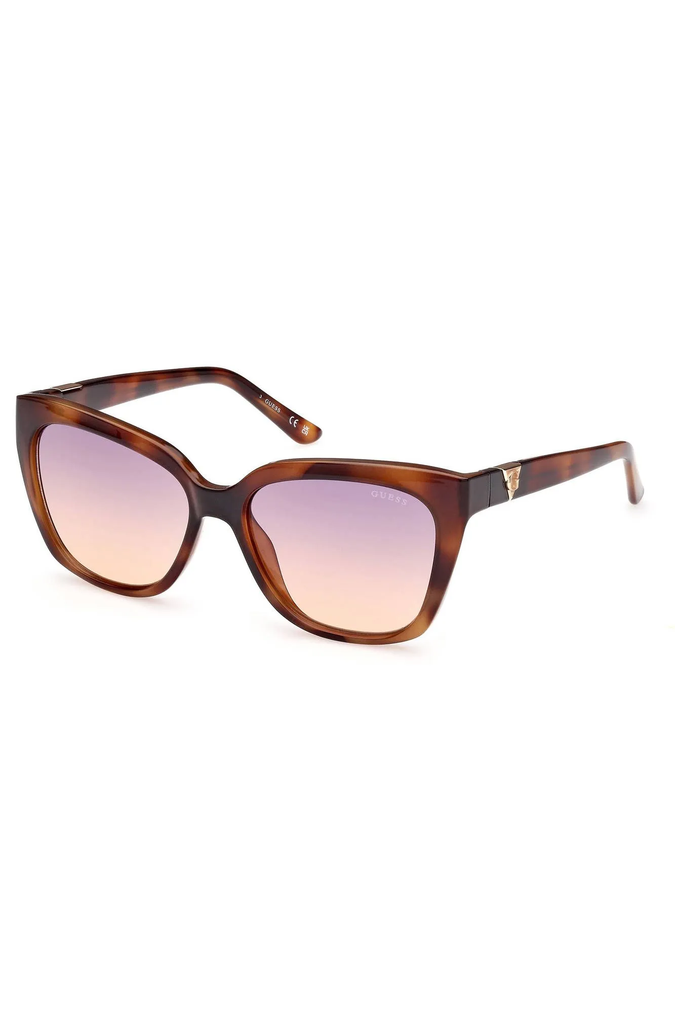 Guess Jeans Brown Plastic Women Sunglass