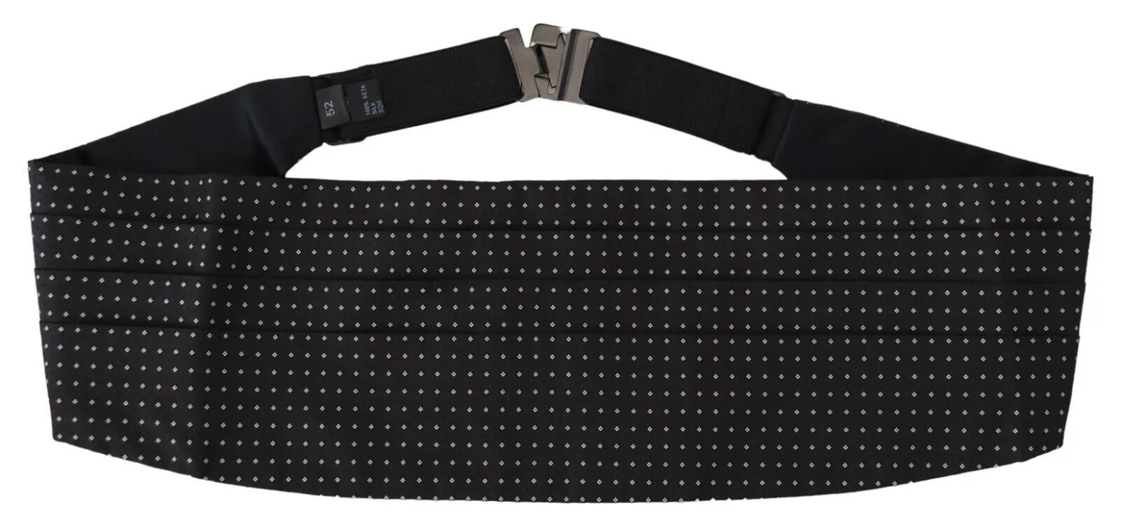 Dolce & Gabbana Men's Elegant Silk Polka Dot Cummerbund