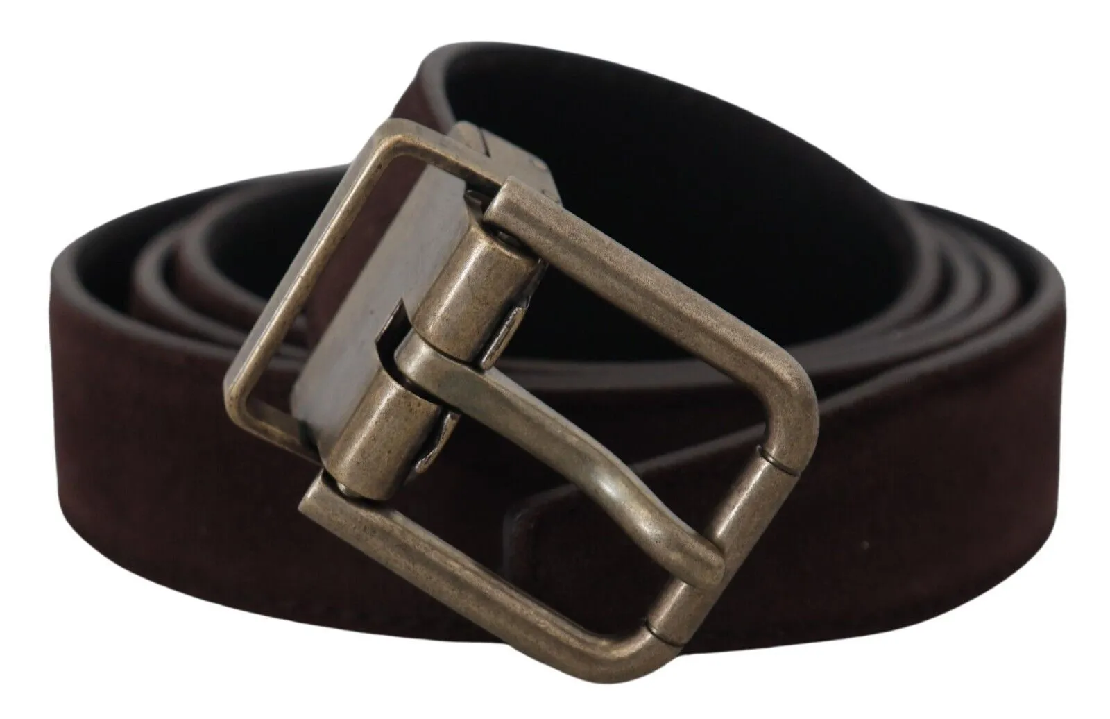 Dolce & Gabbana Men's Elegant Italian Leather Belt with Metal Buckle