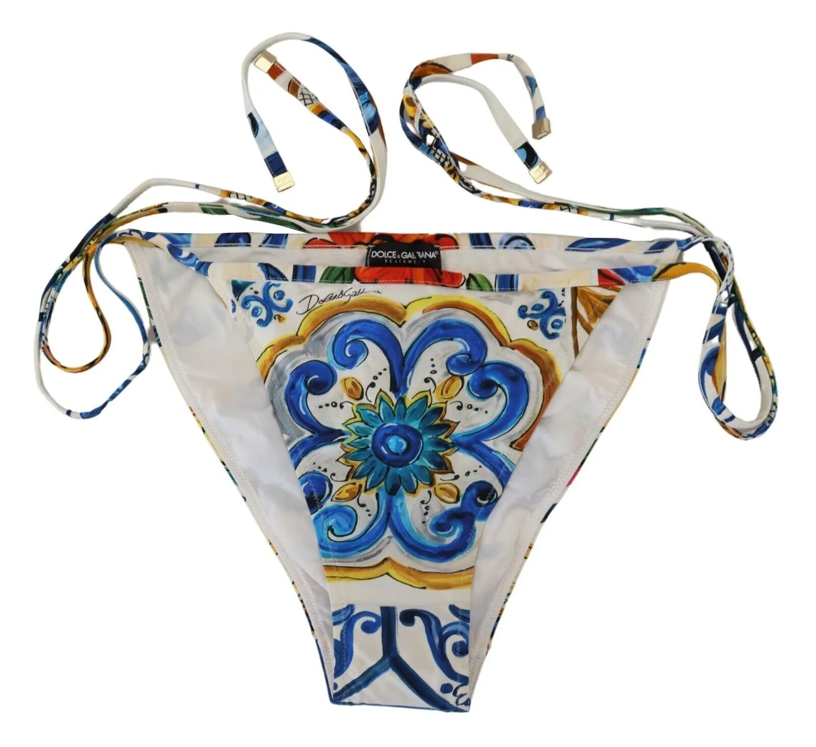 Dolce & Gabbana Women's Floral Print Bikini Bottom Swimwear