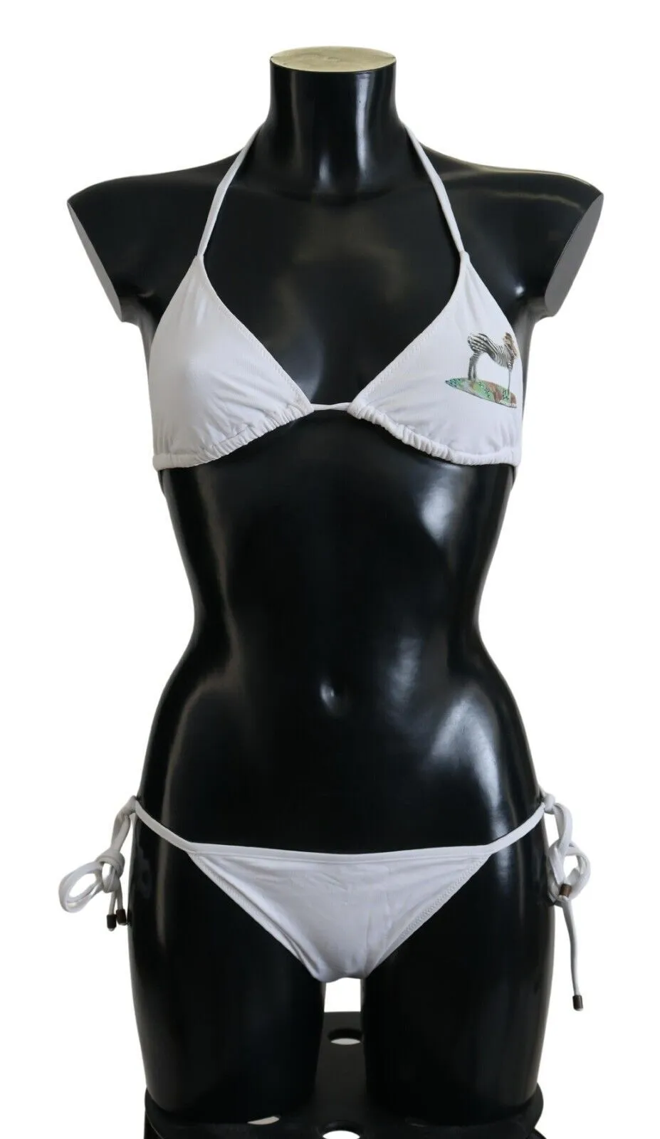 Patrizia Pepe Women's Elegant White Two-Piece Swimwear Bikini