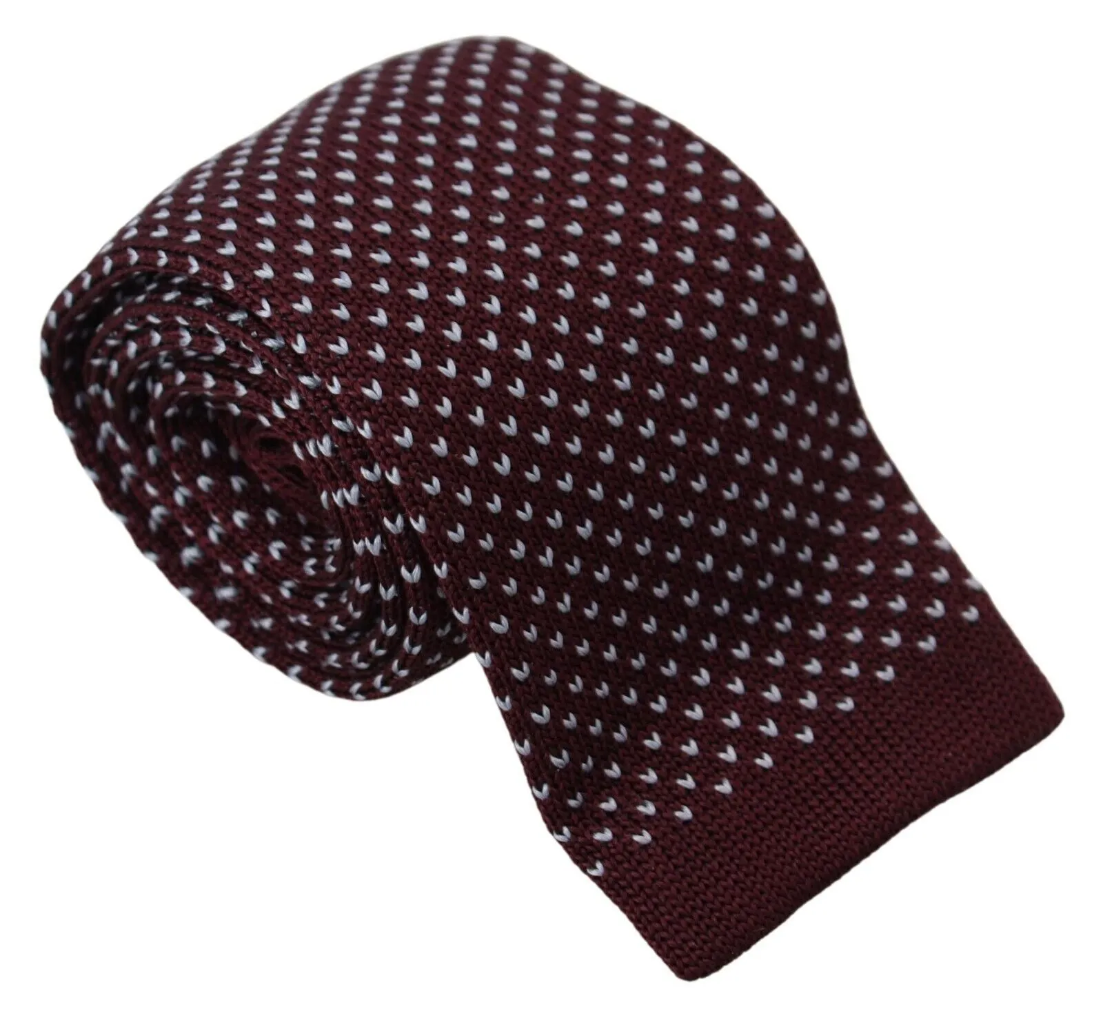 Lanvin Men's Elegant Bordeaux Silk Bow Tie