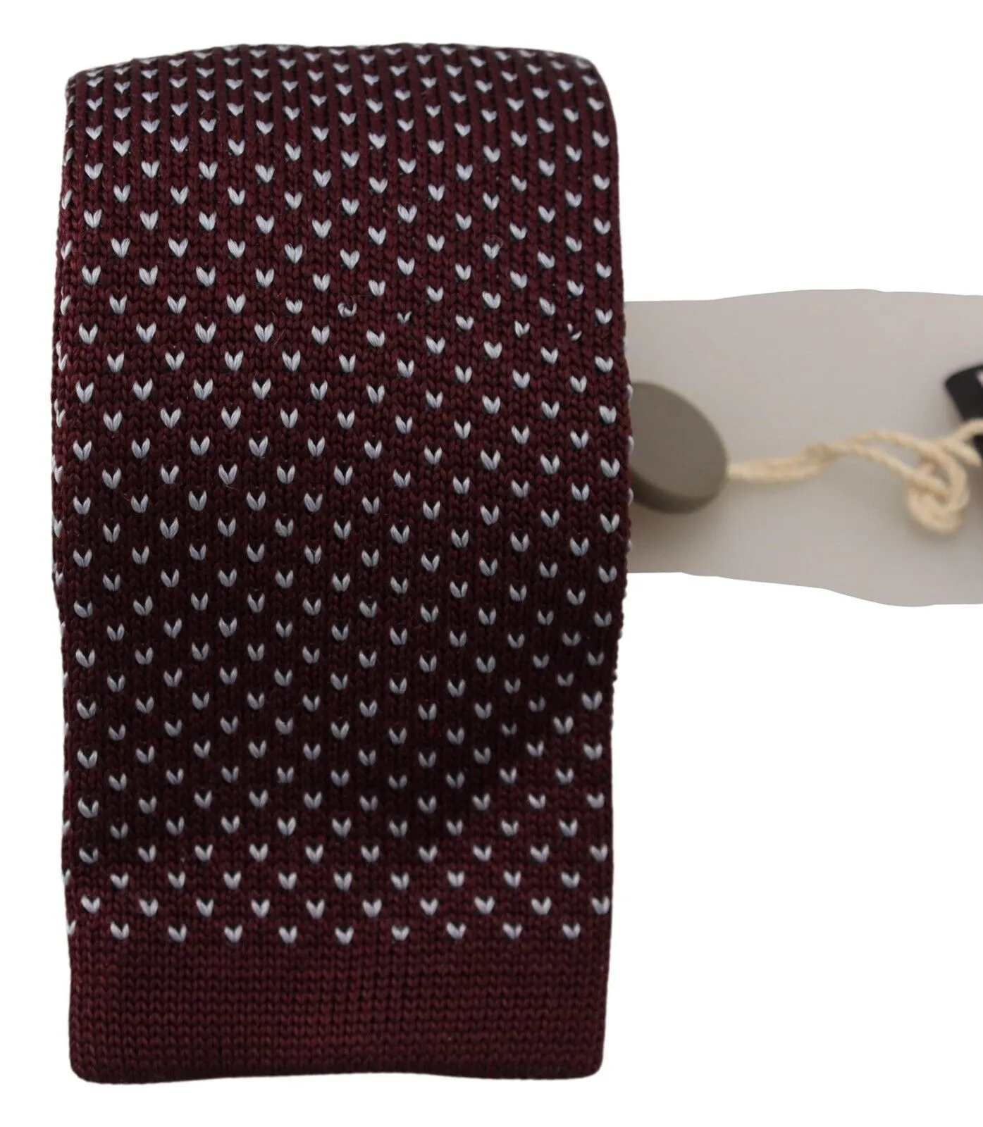 Lanvin Men's Elegant Bordeaux Silk Bow Tie