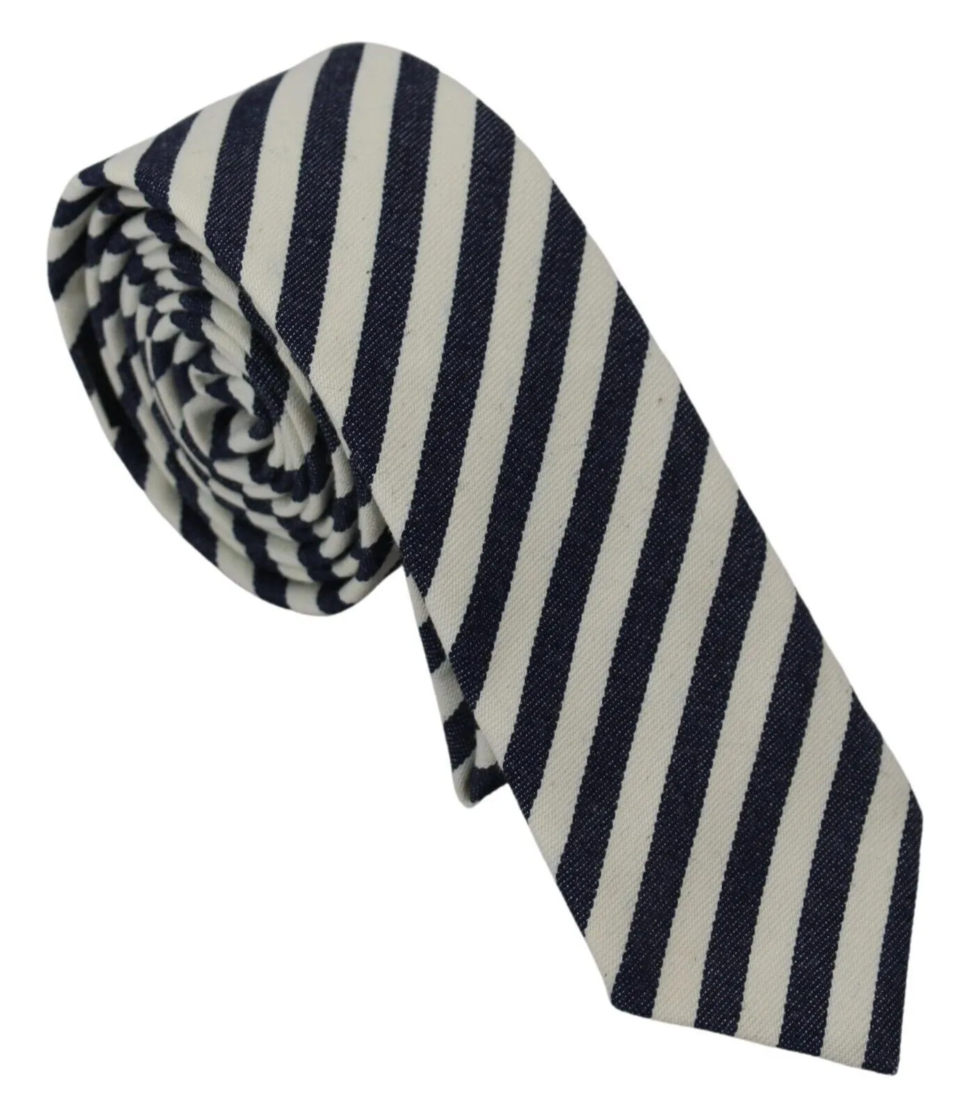 Denny Rose Men's Elegant Italian Striped Bow Tie
