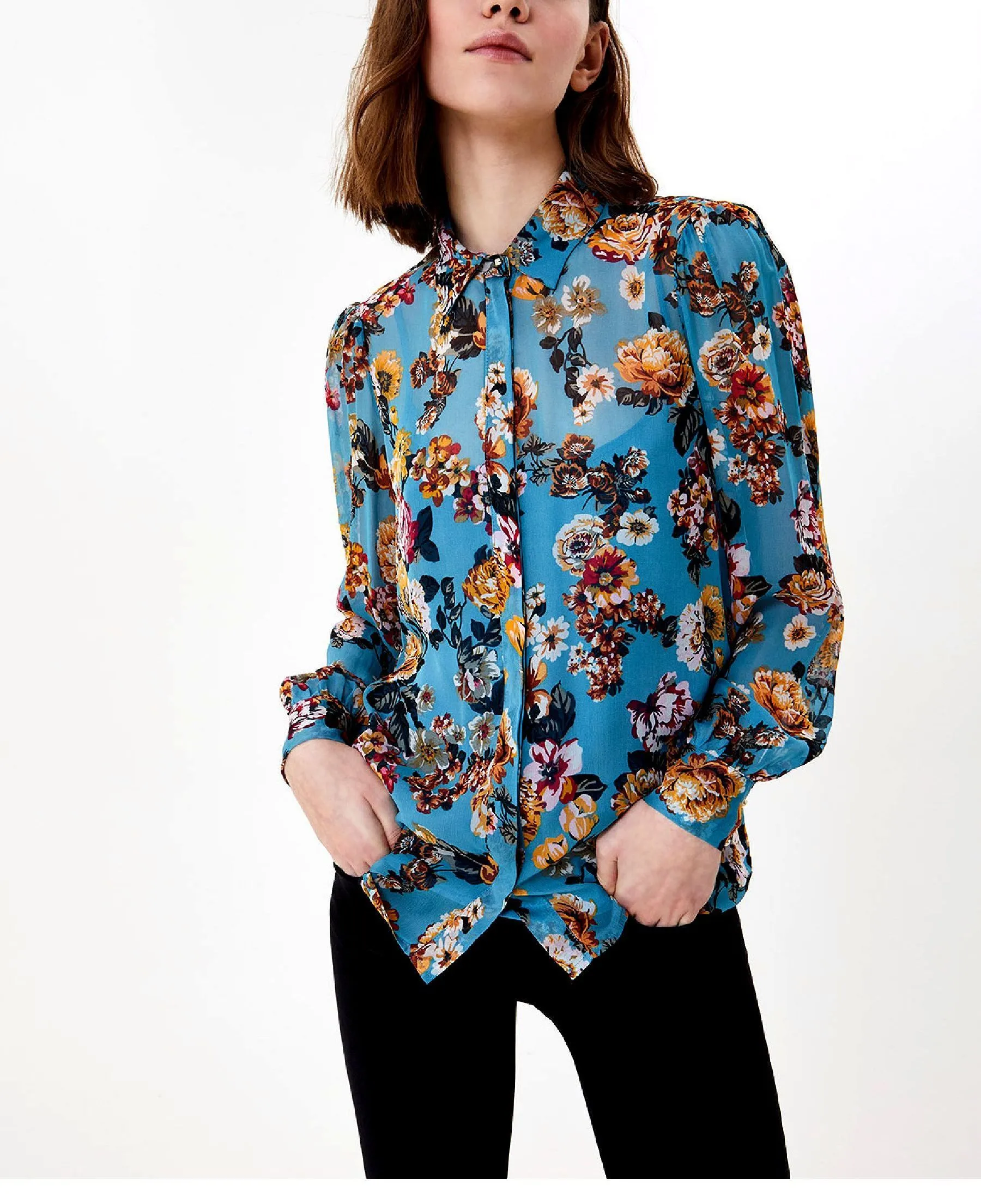 Liu Jo Women's Elegant Floral Viscose Women's Shirt