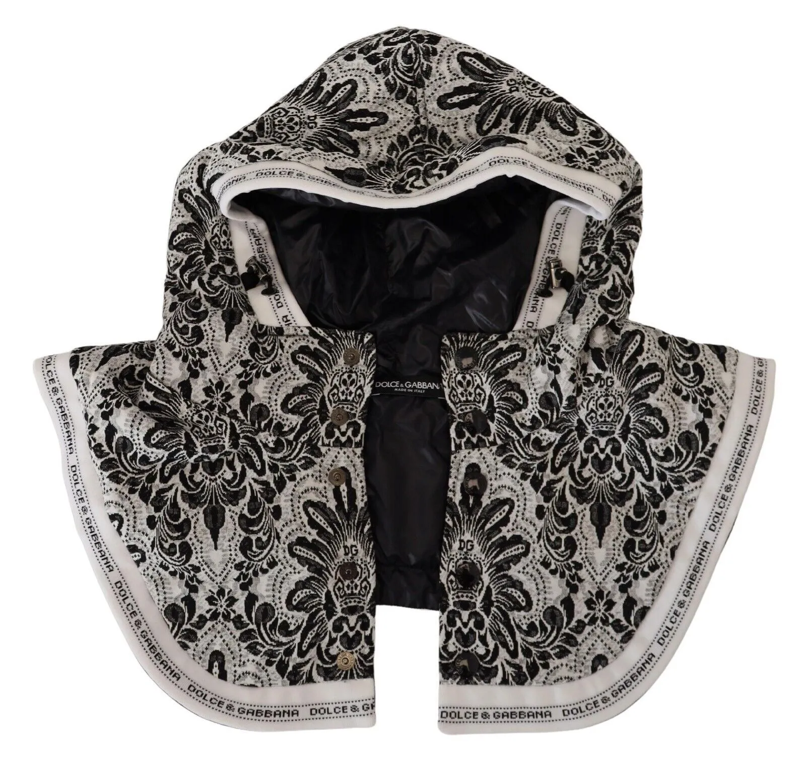 Dolce & Gabbana Men's Elegant Floral Cotton Whole Head Wrap Hat