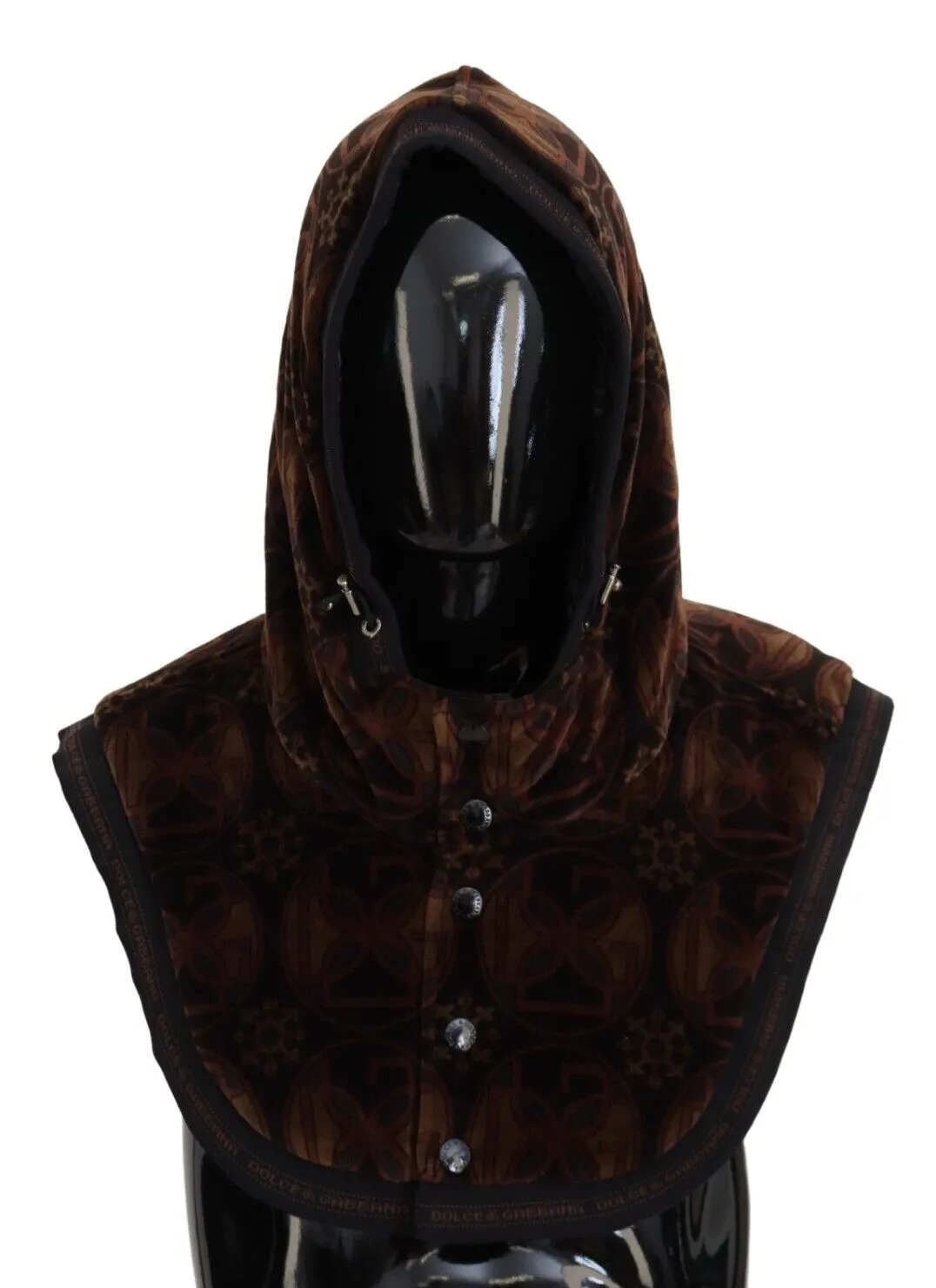 Dolce & Gabbana Men's Elegant Velvet Whole Head Wrap Hat