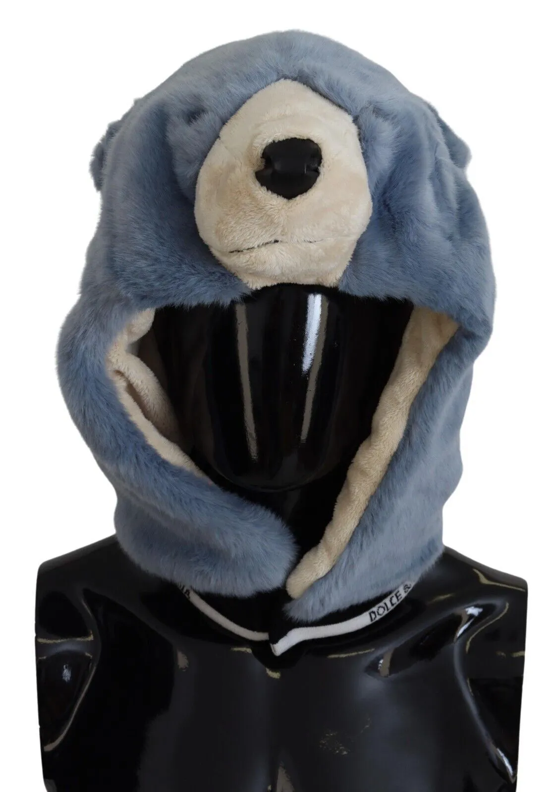 Dolce & Gabbana Men's Stunning Italian Whole Head Hat in Blue