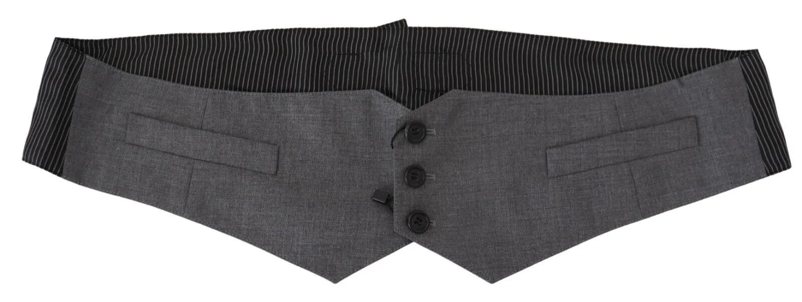 Dior Elegant Striped Silk Men's Cummerbund