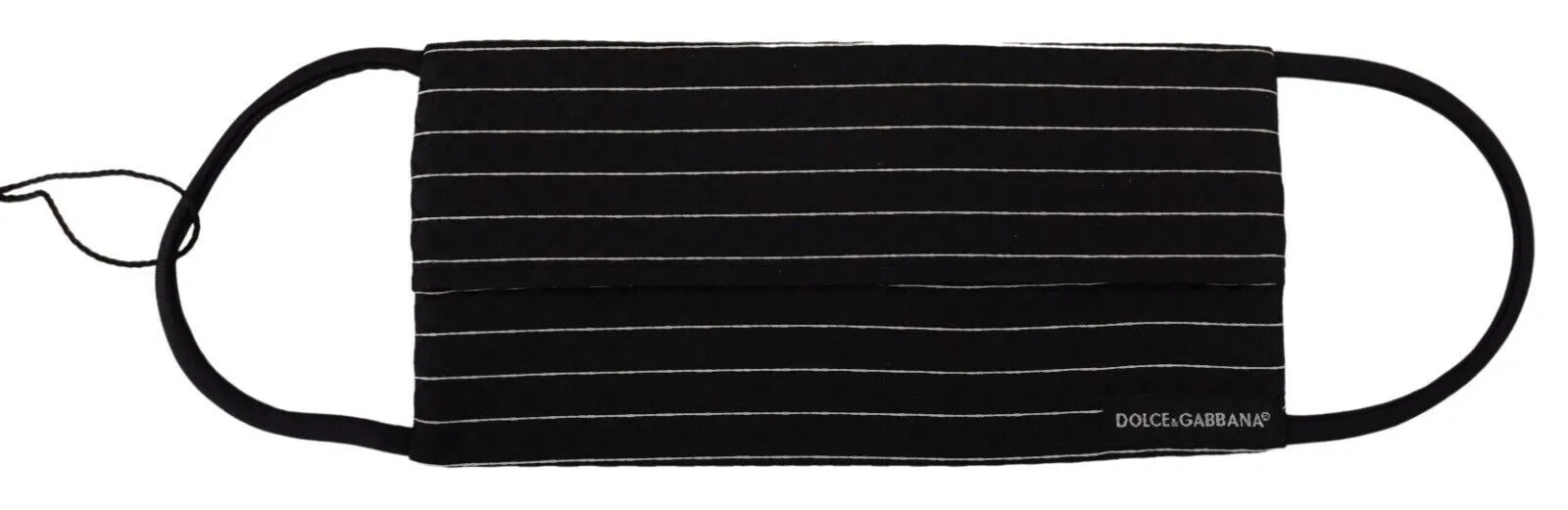 Dolce & Gabbana Women's Elegant Striped Silk Blend Face Mask